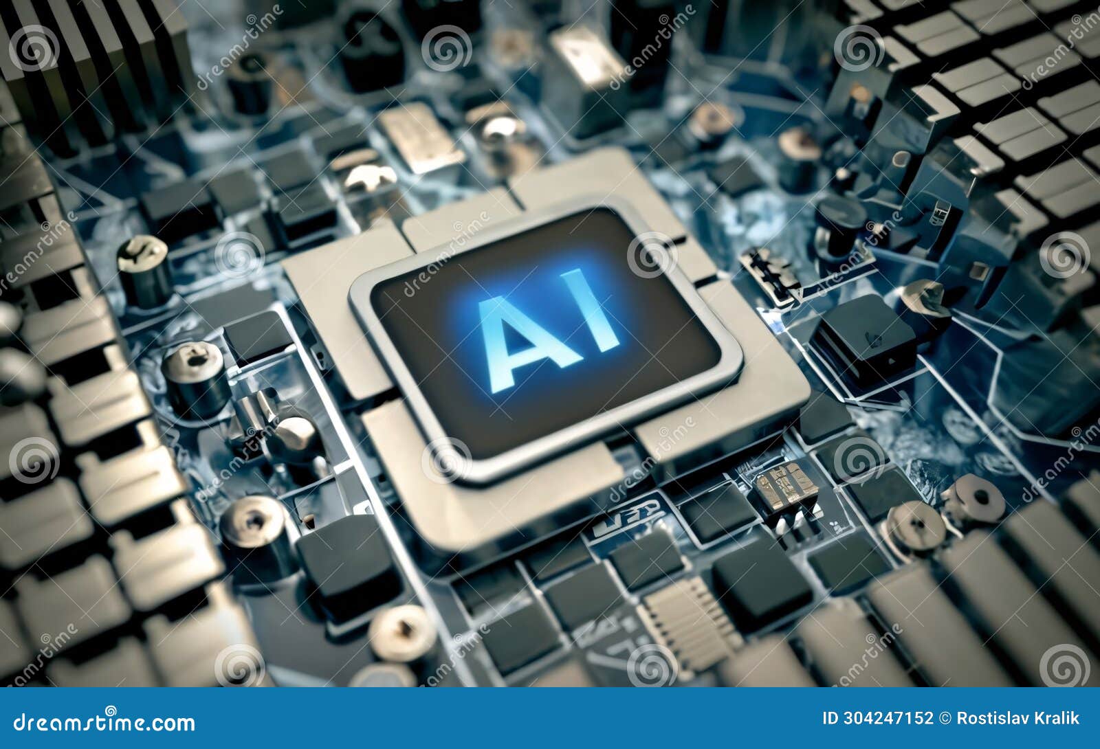micro chip with text 