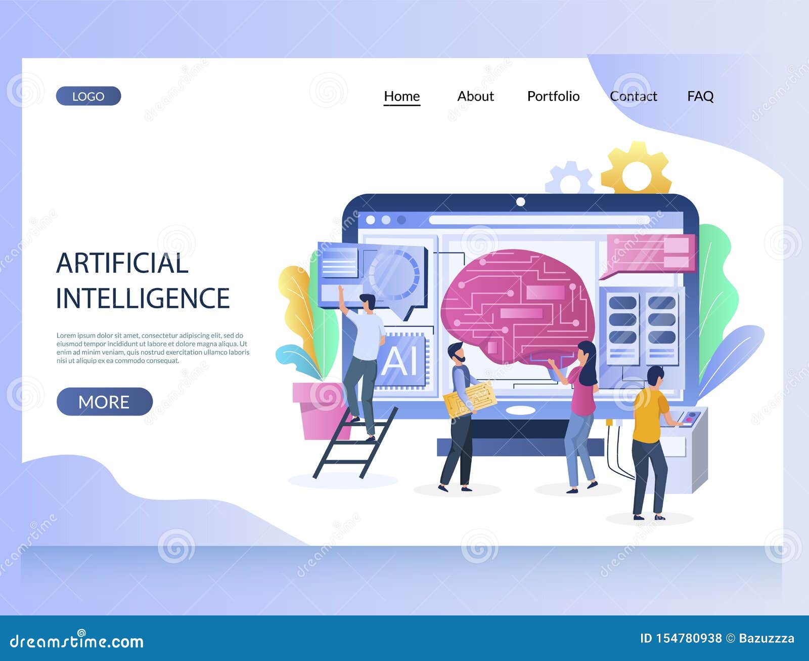 Artificial Intelligence Website Templates Artificial Intelligence Website Templates