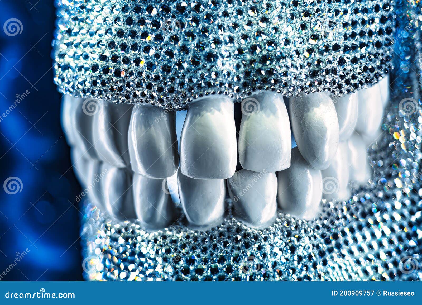 Diamonds and teeth stock image. Image of dental, tooth 280909757
