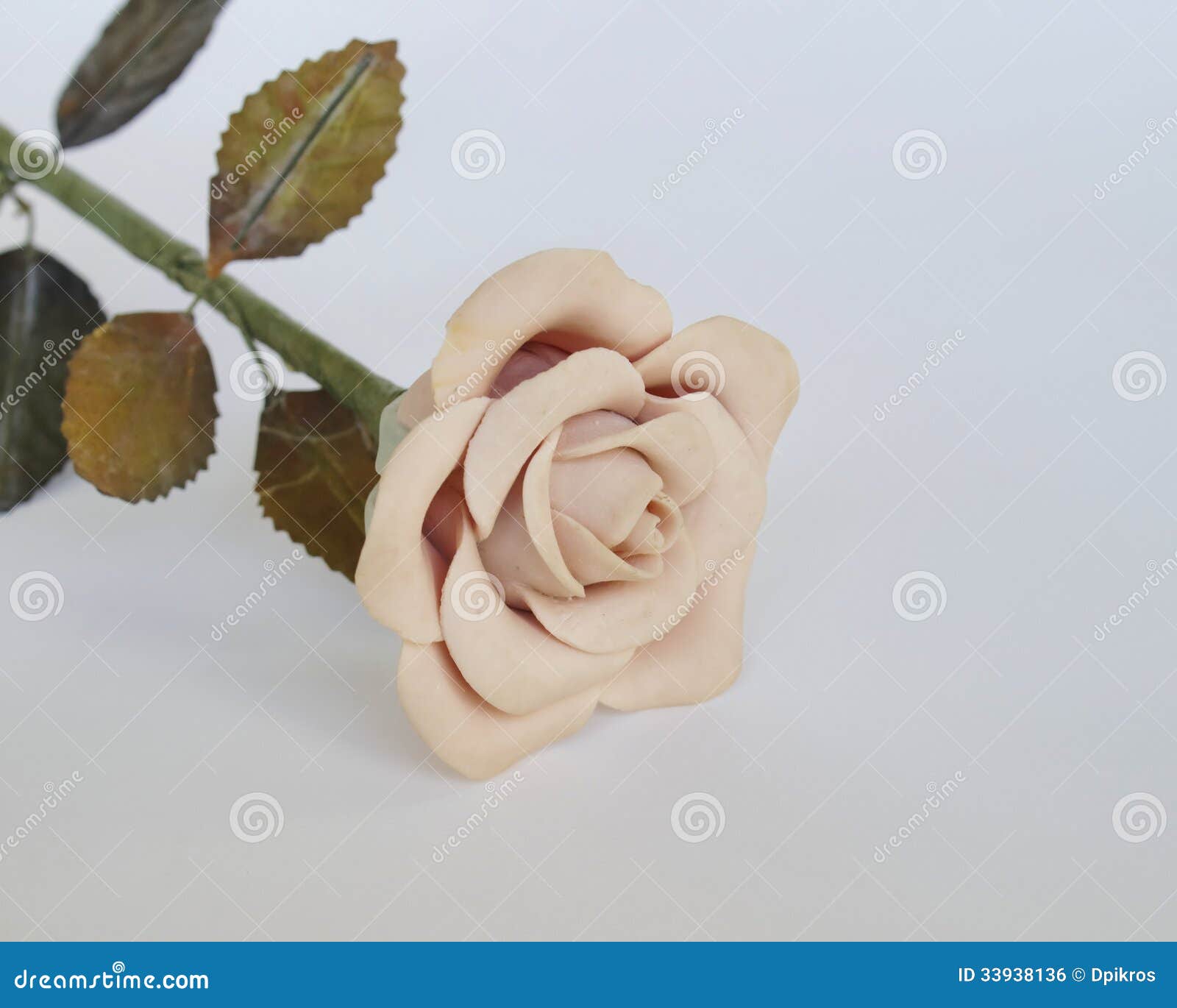 Artificial light pink rose stock photo. Image of valentine 33938136