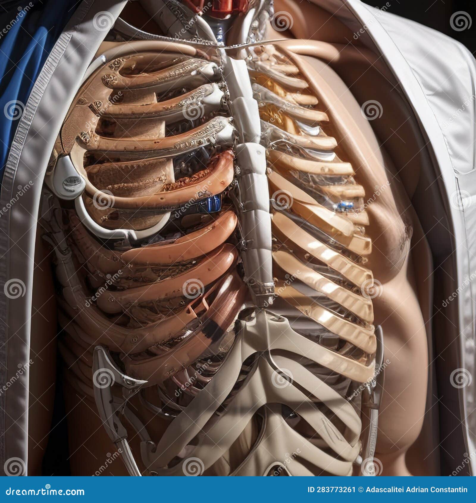 Artificial Organ Transplantation Lungs Modern Medical Stock