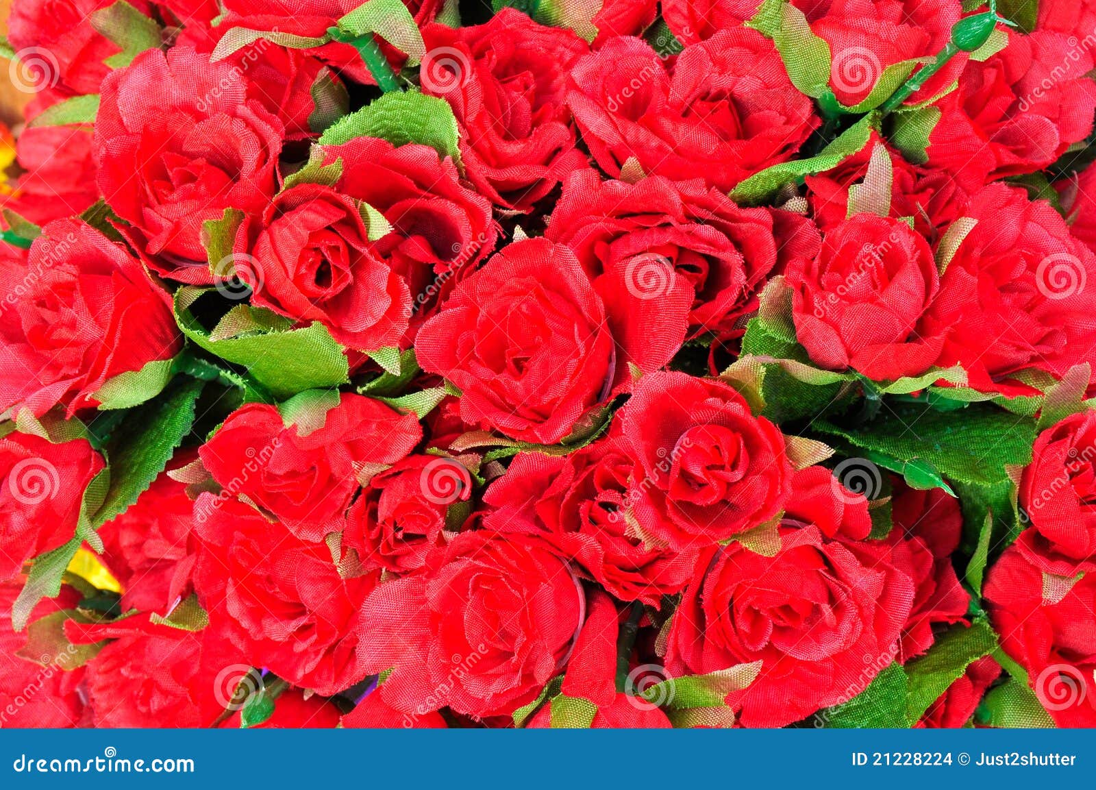 Artificial Red Rose Flowers Background Stock Photo Image of birthday