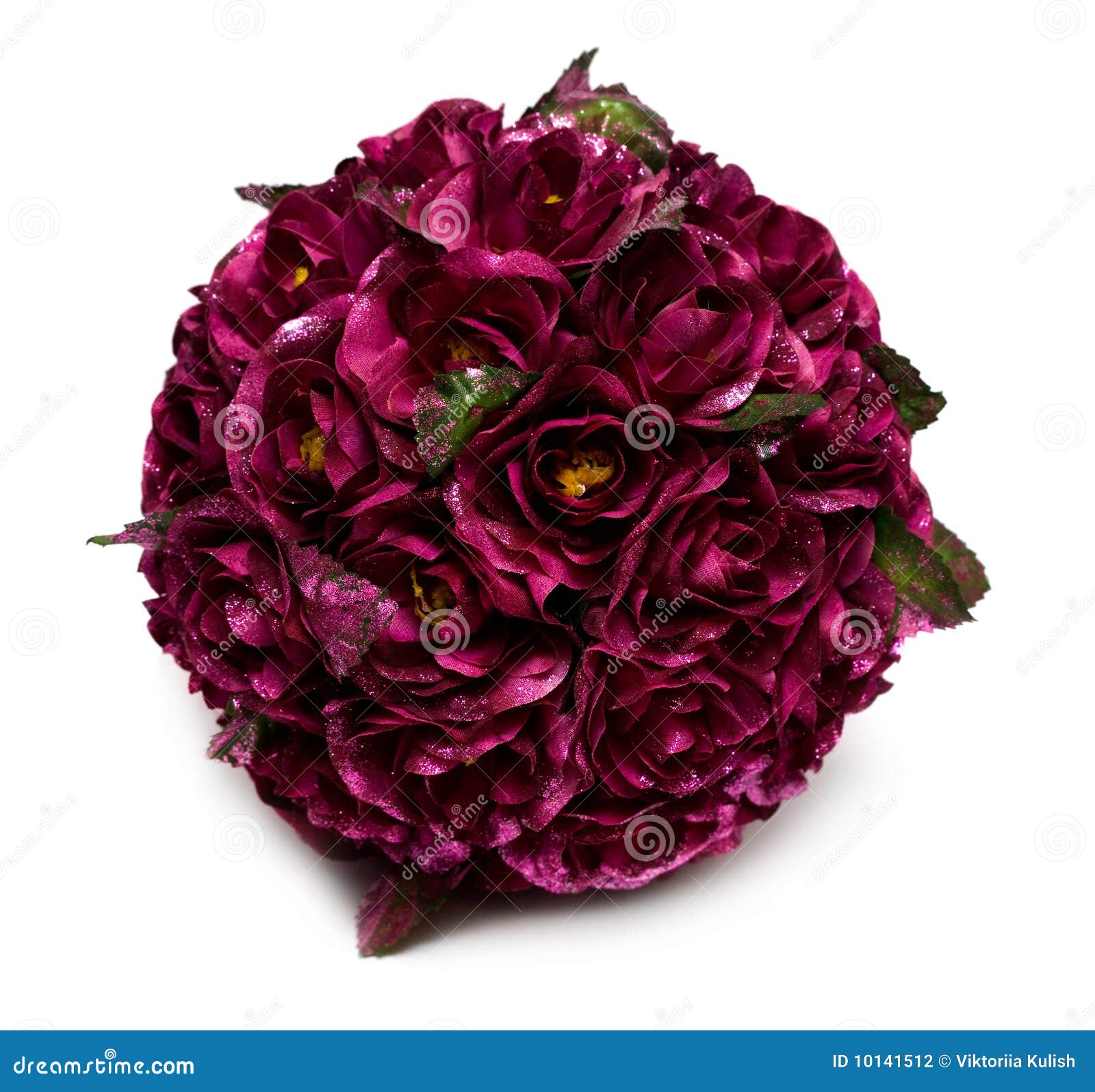 Artificial Rose Wood Flowers Stock Photography