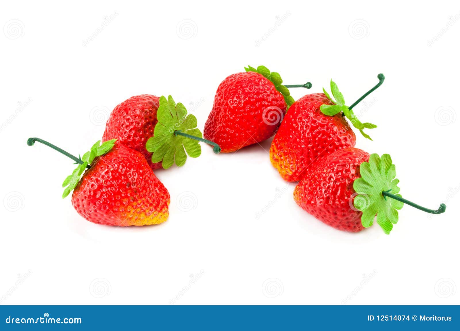 Artificial strawberries stock photo. Image of artificial 12514074