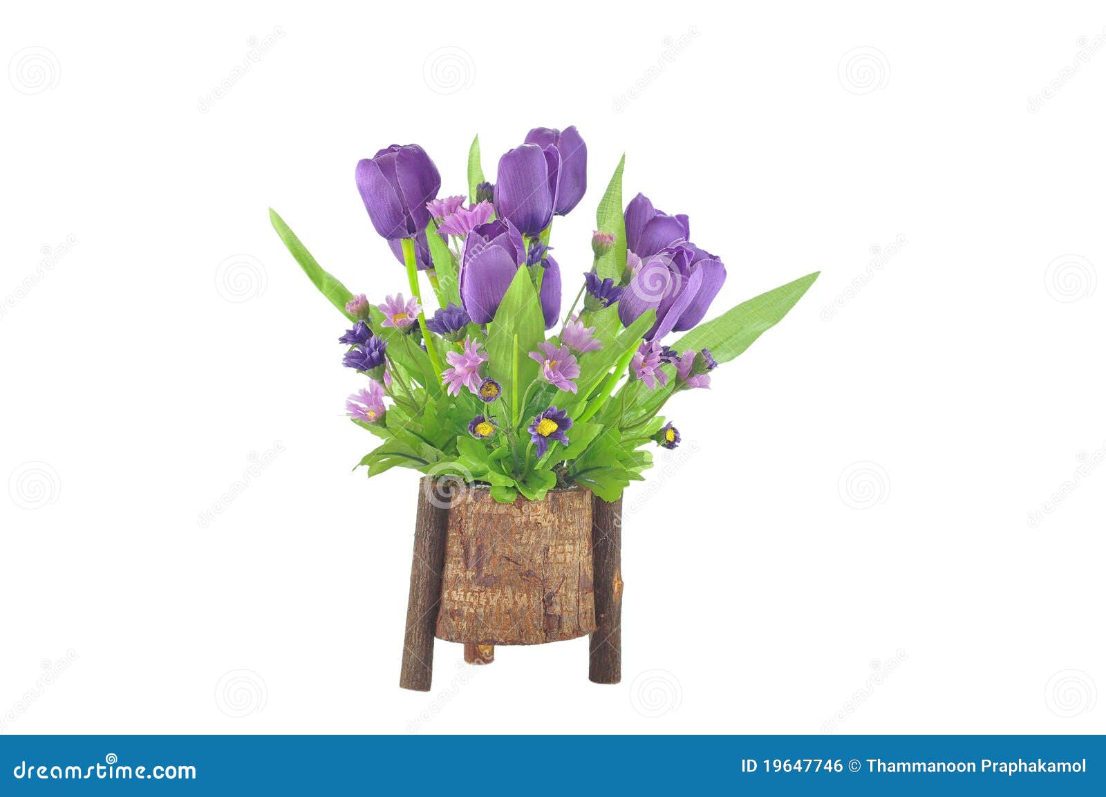 Artificial Tulip Flower Arrangement Stock Photo  Image: 19647746