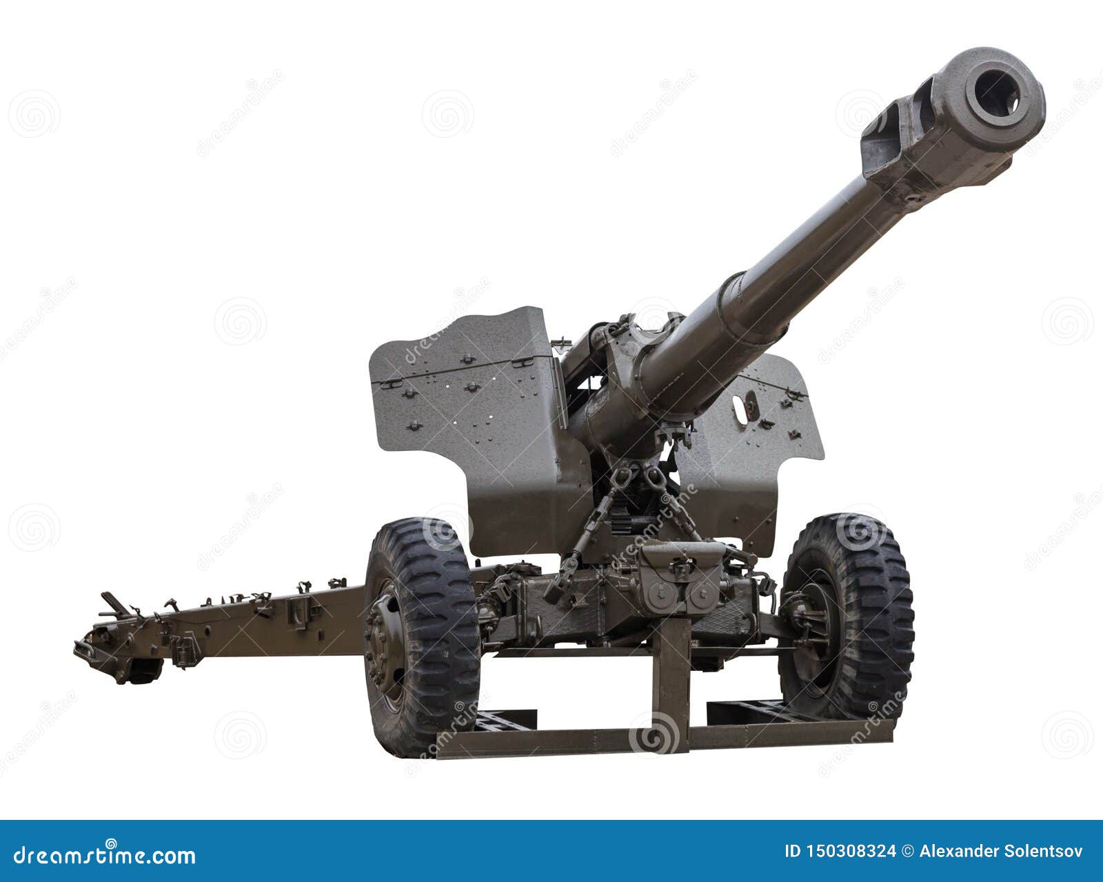 Artillery gun stock photo. Image of machinery, historic 150308324