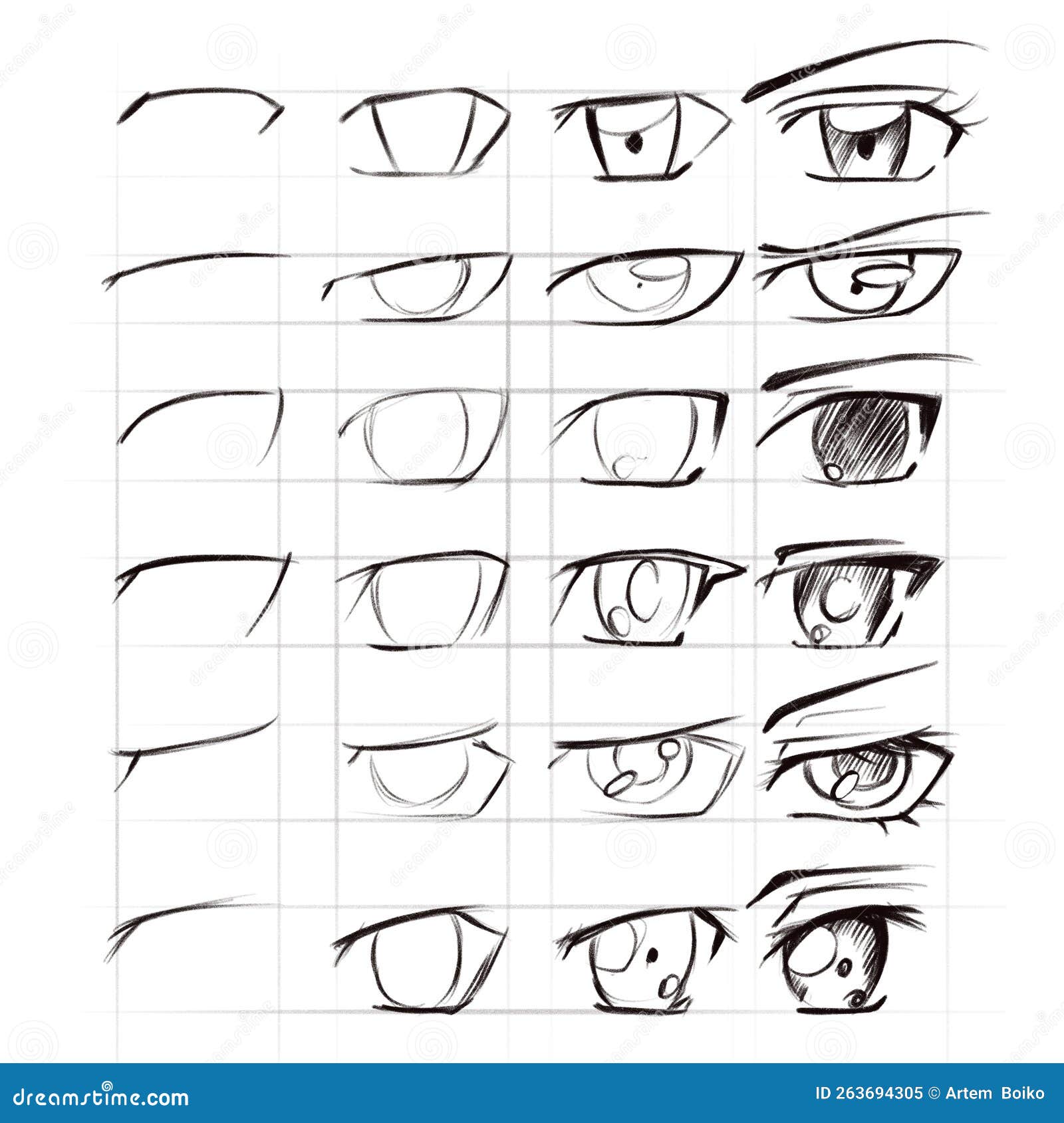  tutorial: come disegnare un volto in stile manga  Illustrazioni  cartoon, Come disegnare, Come disegnare anime