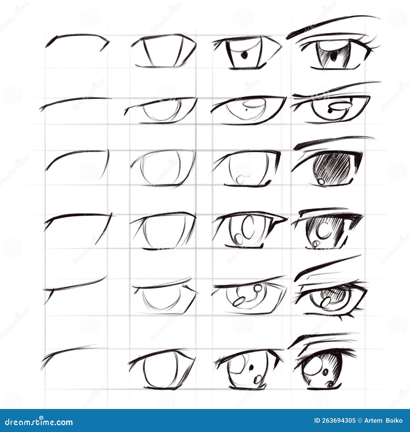 How To Draw Anime Eyes