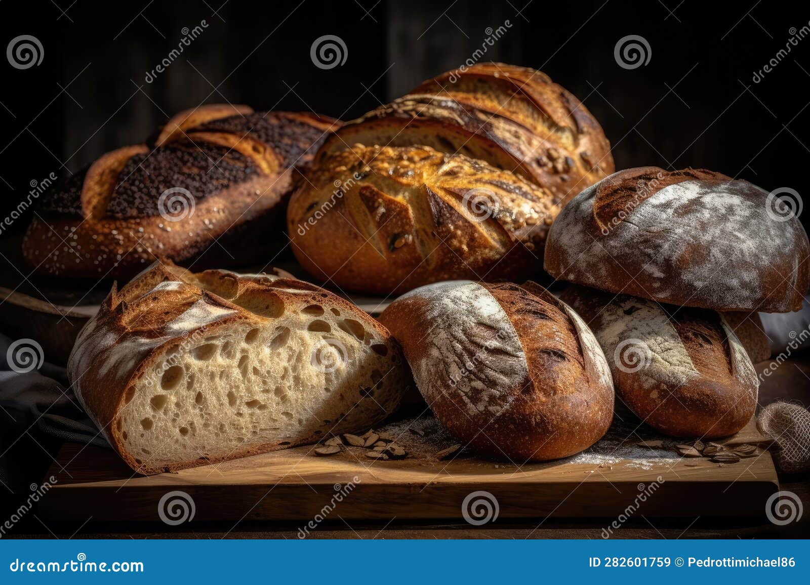 artisanal bread sampling