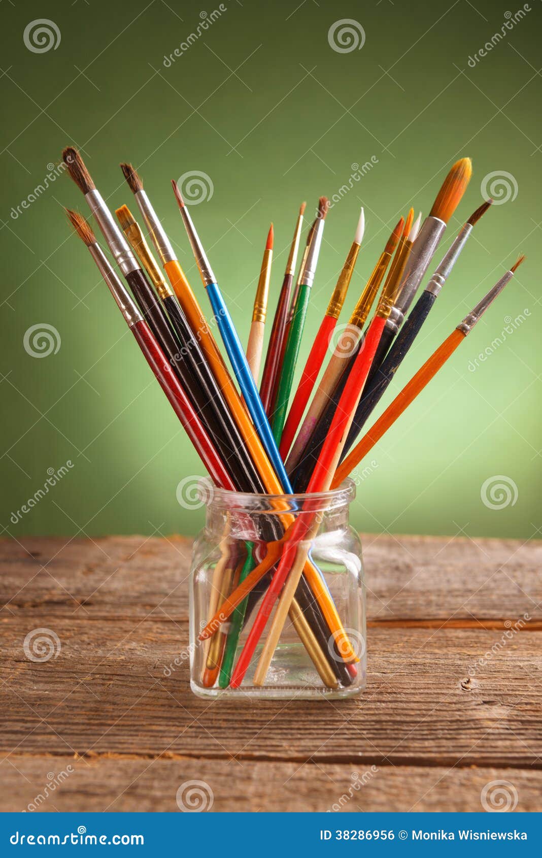 Artist brushes stock photo. Image of acrylic, artistic 38286956