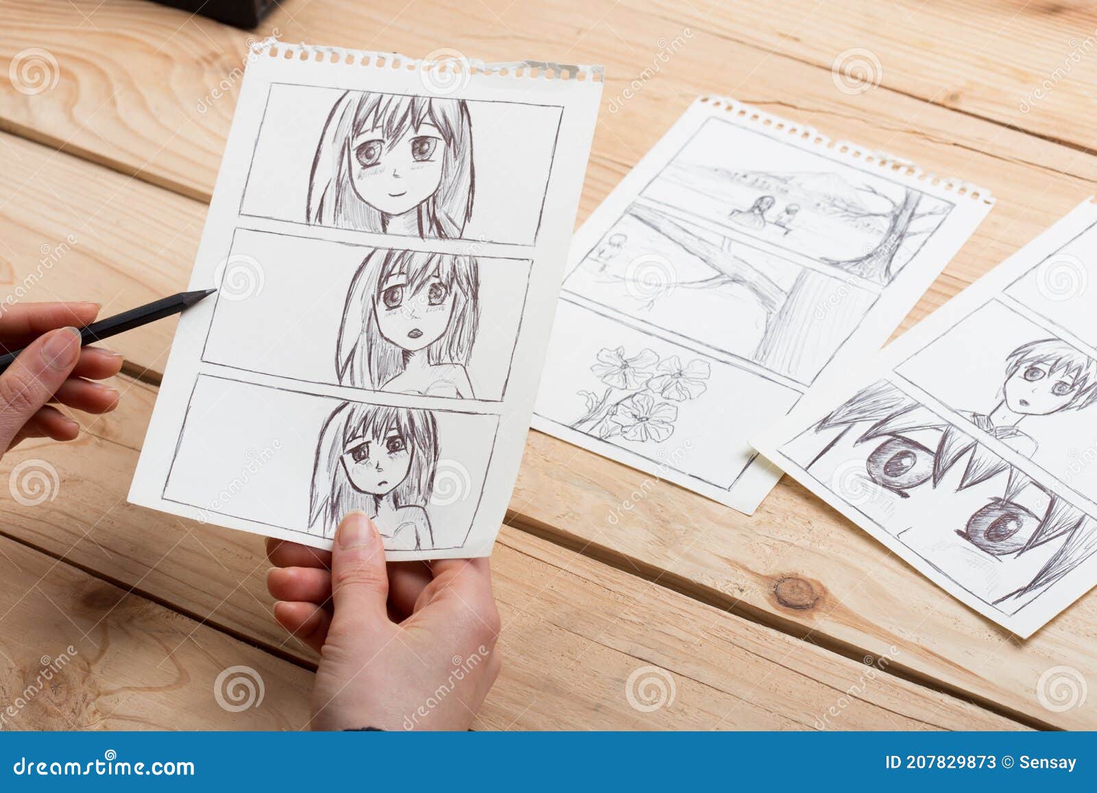 2,881 Boy anime sketch Royalty-Free Images, Stock Photos & Pictures