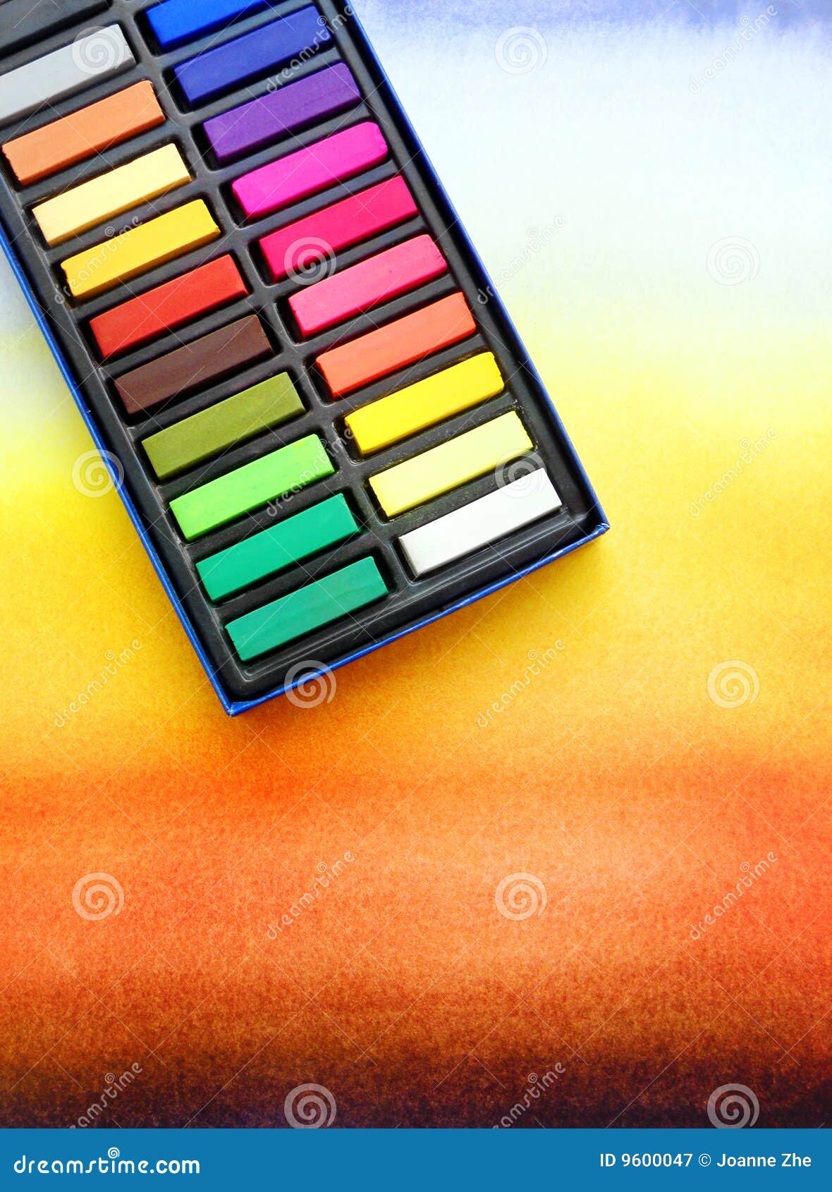 Artist materials stock image. Image of pastels, media 9600047