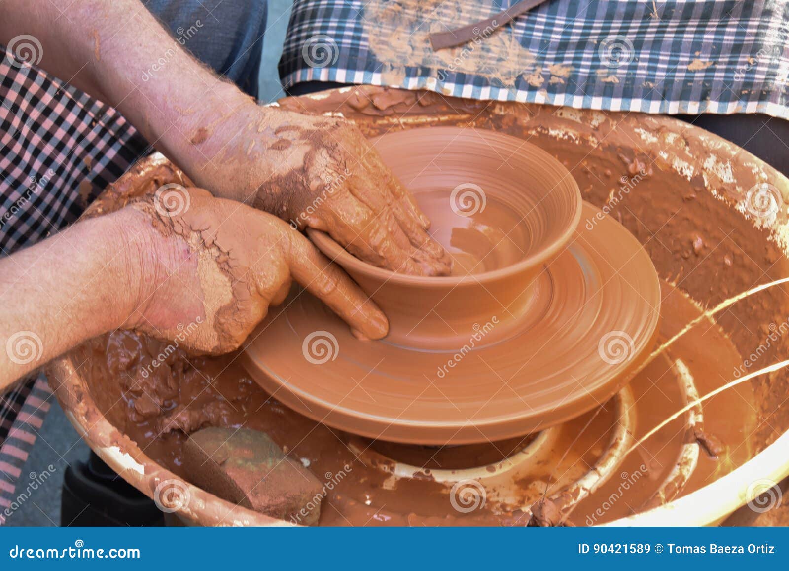 Artist stock image. Image of molding, clay, vase, craftsmanship 90421589