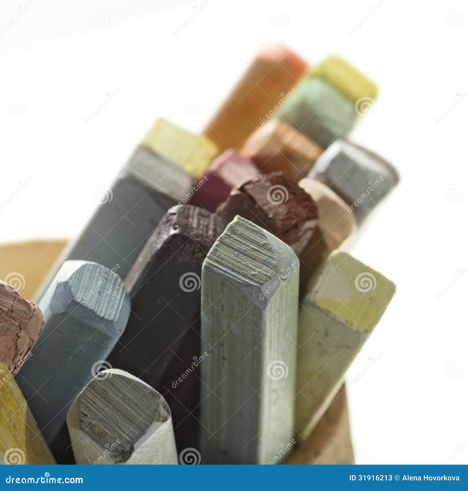 artistÃÂ´s pastels, detail macro shot with low dof (depth of field)