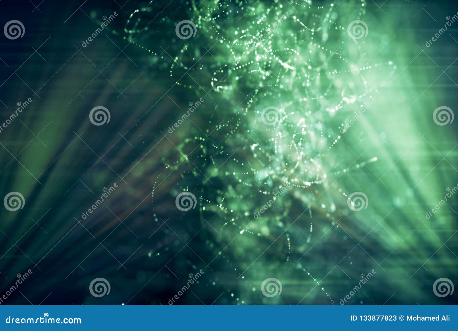 Artistic Abstract Colorful Digital Big Storm Background Stock Illustration Illustration of