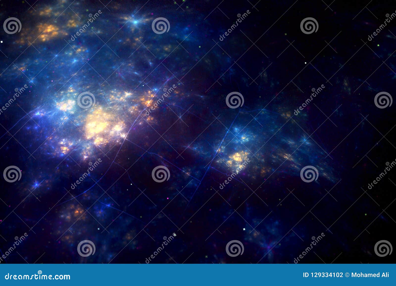 Artistic Abstract Colorful Smooth Dark Galaxy Background Stock Illustration Illustration Of Infinity Color 129334102