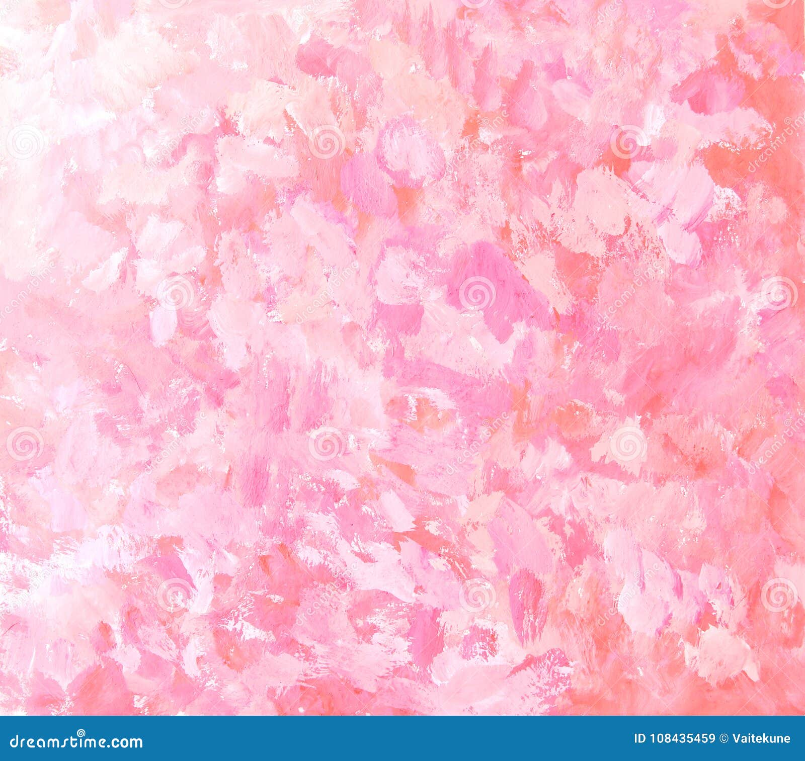 Abstract Pink Brushstroke Painting Background. Stock Illustration ...