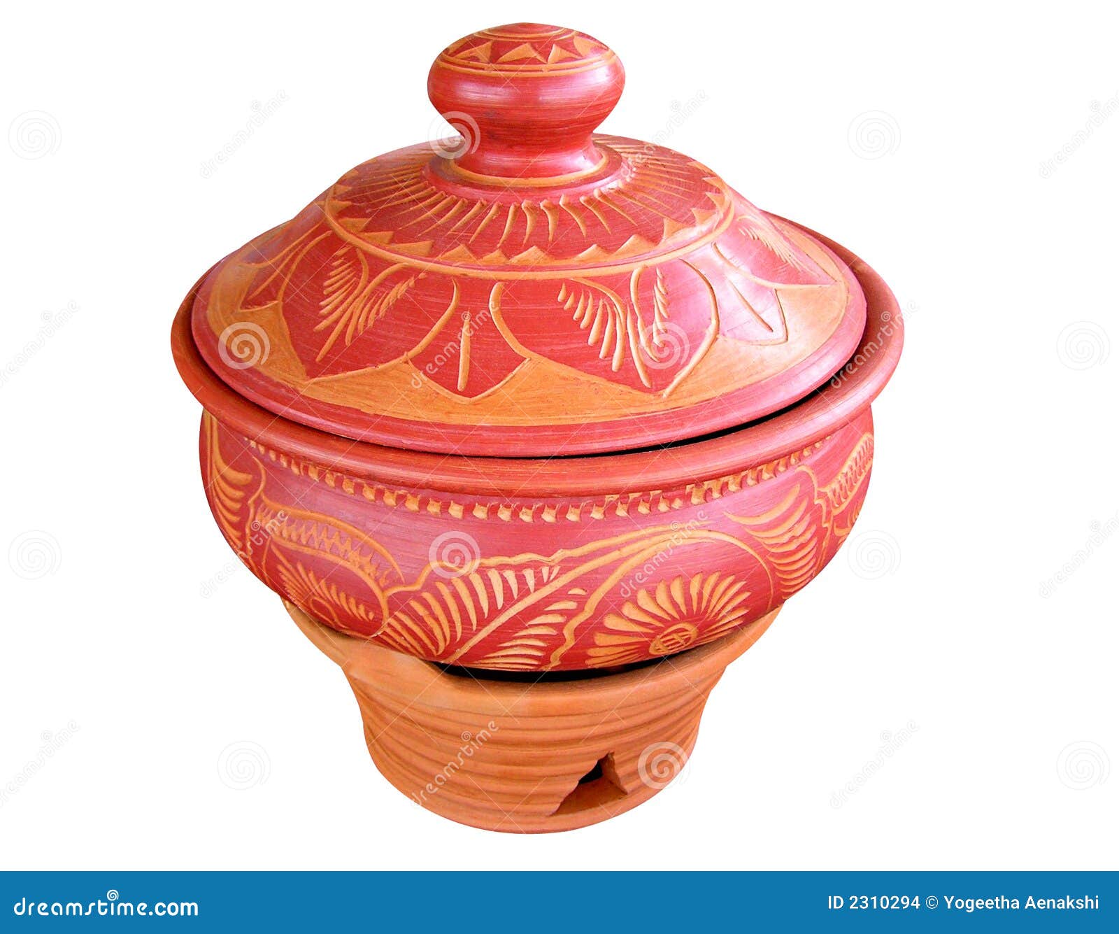 Artistic Clay Curry Pot Stock Images Image 2310294