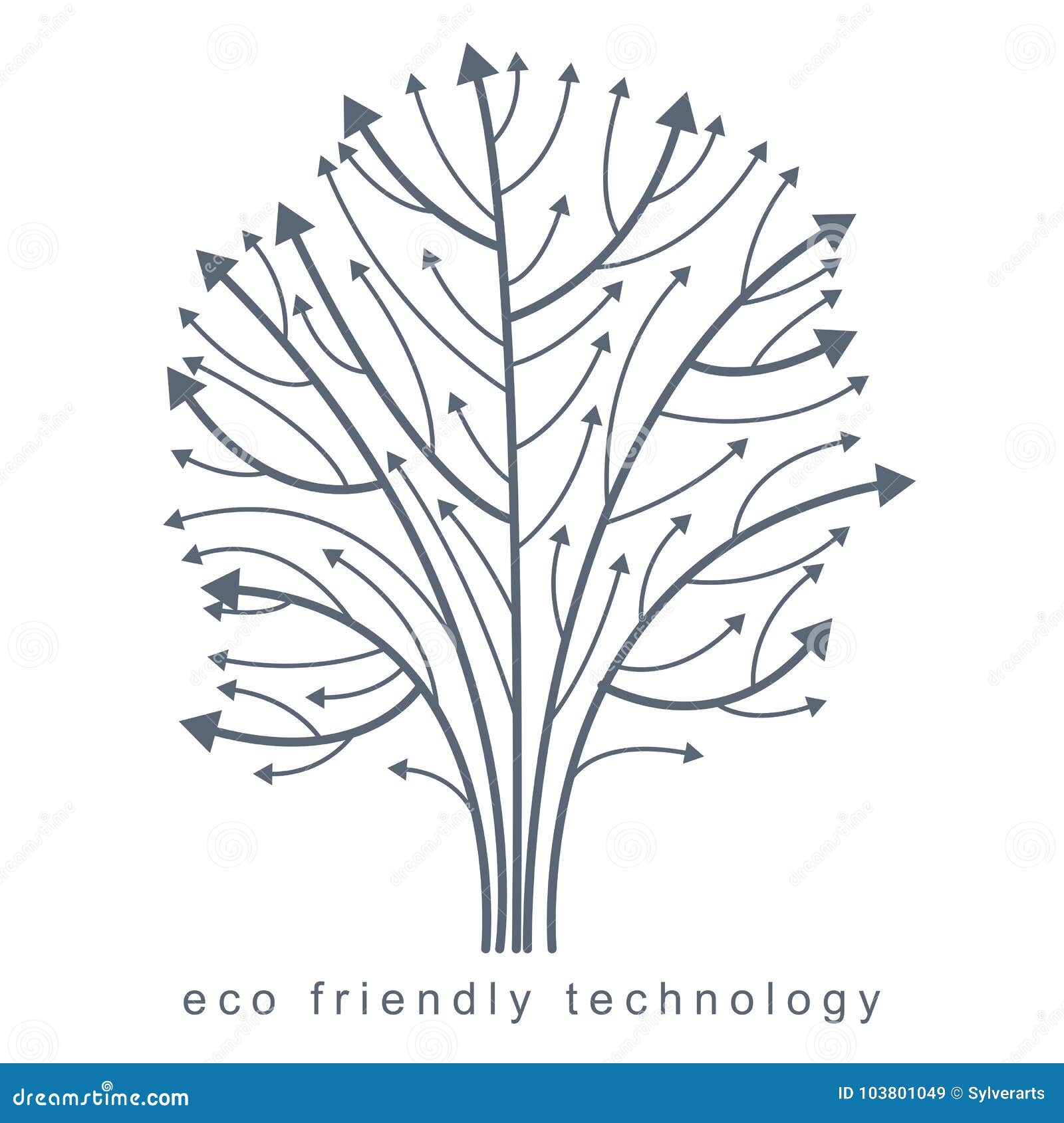 artistic creative  of  tree created in technology style, digital . technology and nature balance concept.