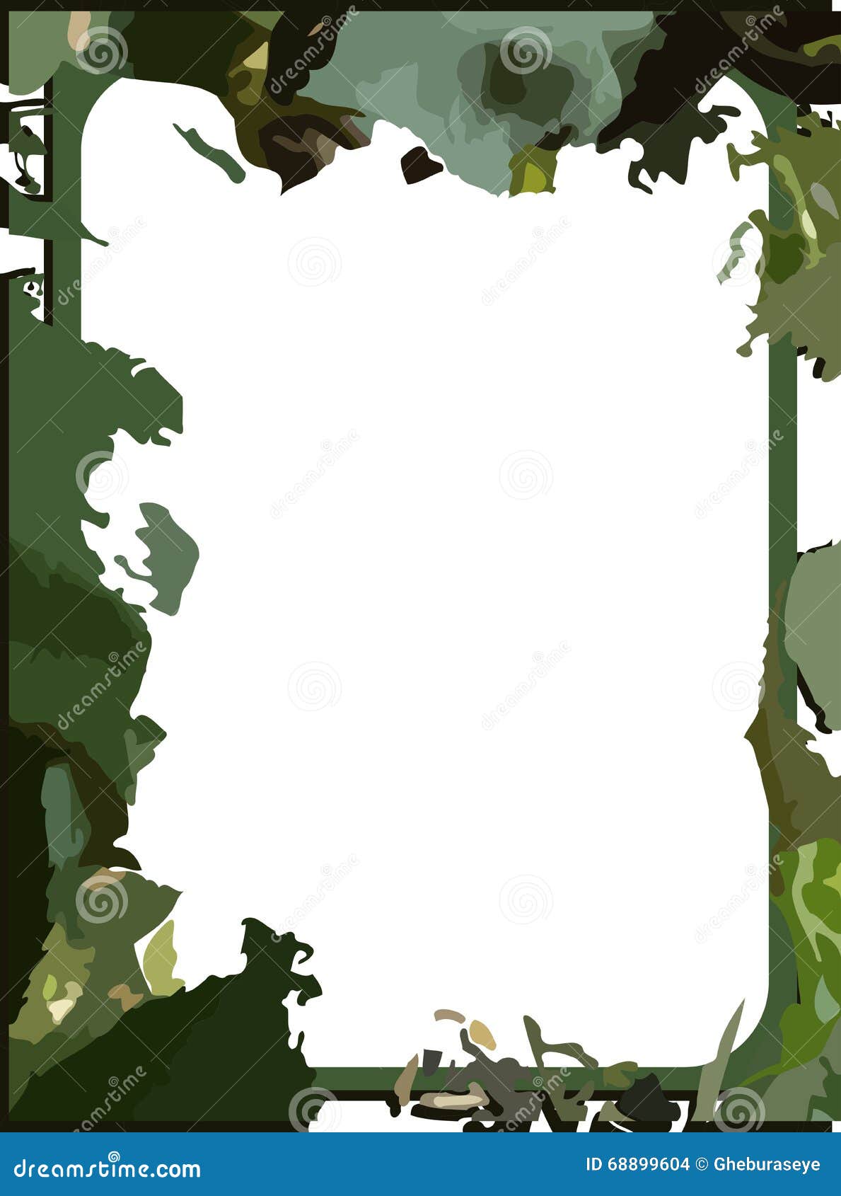 artistic frame with spots