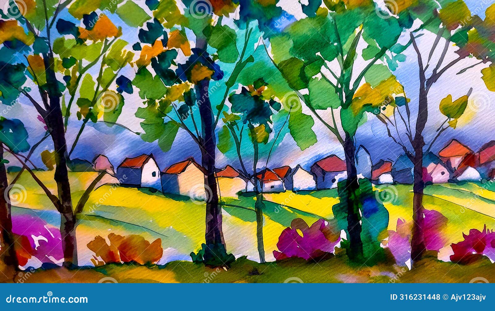 An Artistic Generated Image Inspired By A Impressionist Painting Of A