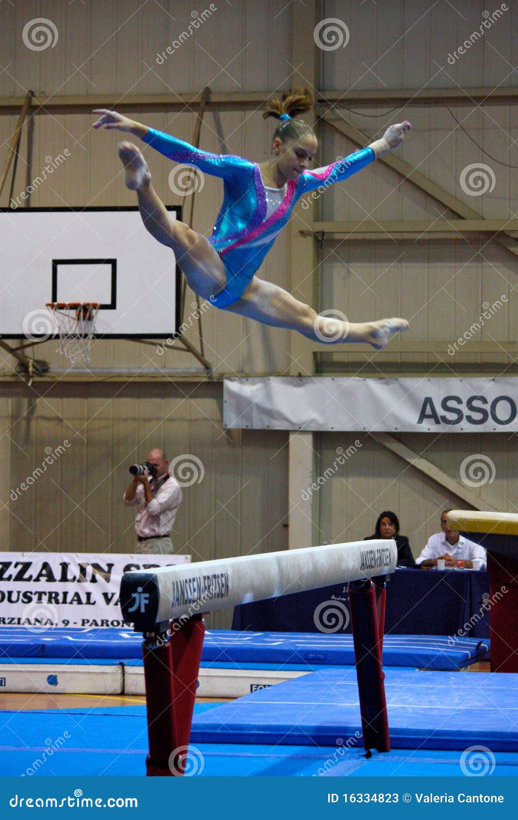 Artistic Gymnastics International Competition Editorial Stock Photo