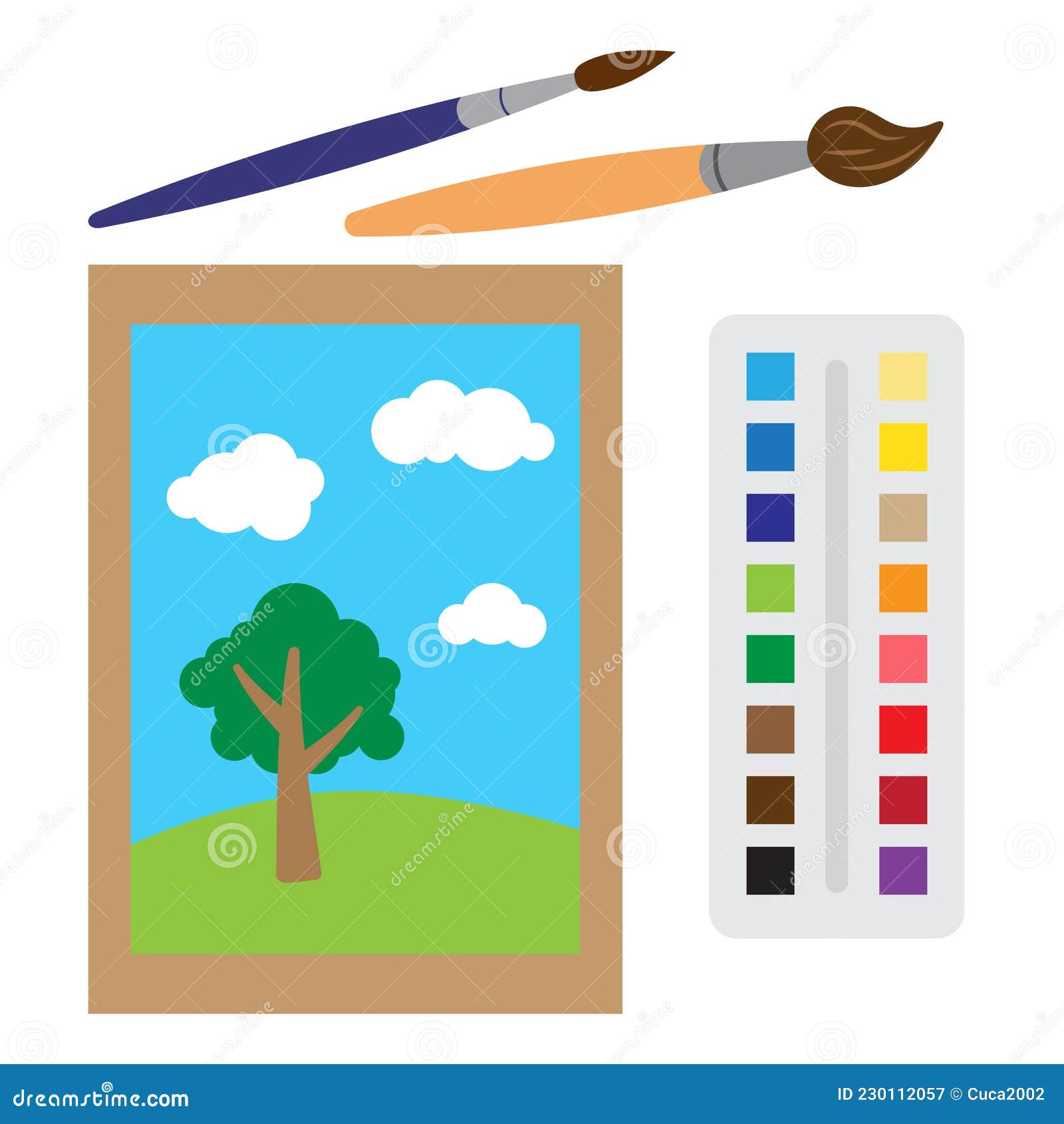 https://thumbs.dreamstime.com/z/artistic-paints-paintbrushes-painting-art-supplies-painting-drawing-vector-illustration-cartoon-flat-artistic-230112057.jpg