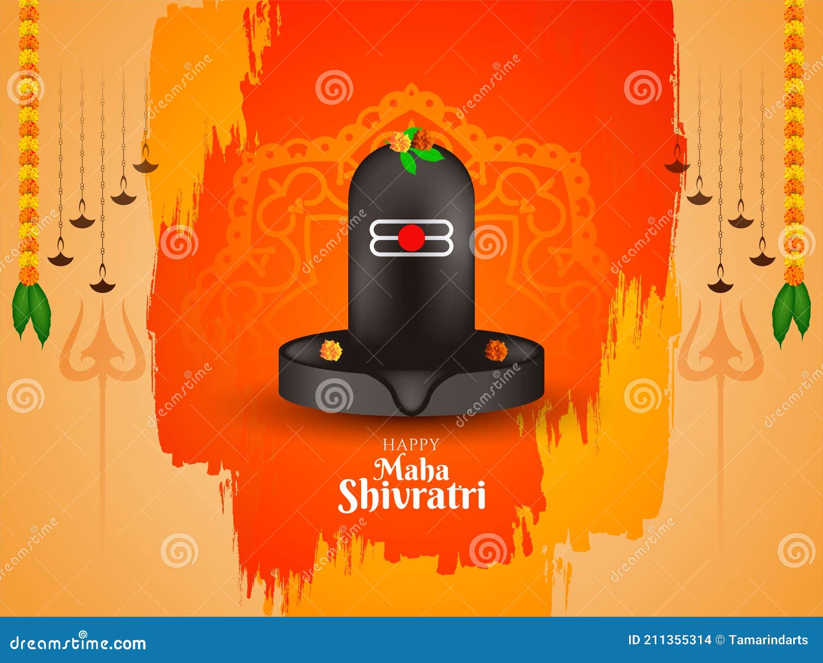 Artistic Religious Maha Shivratri Background Stock Vector - Illustration of  celebration, deity: 211355314