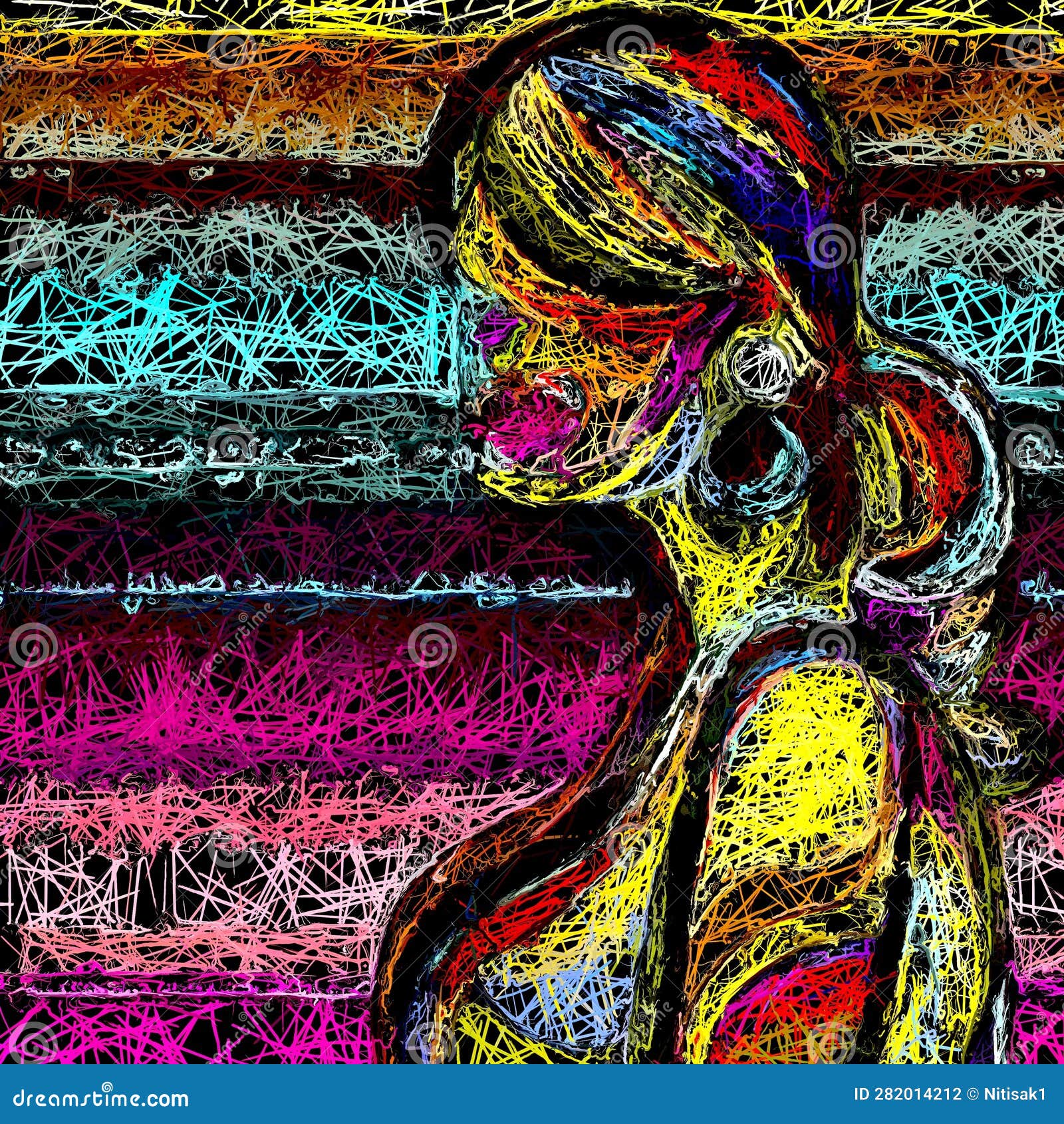 the artistic reverie of women fashion exploring the intricate line based masterpieces in the world of style generative ai