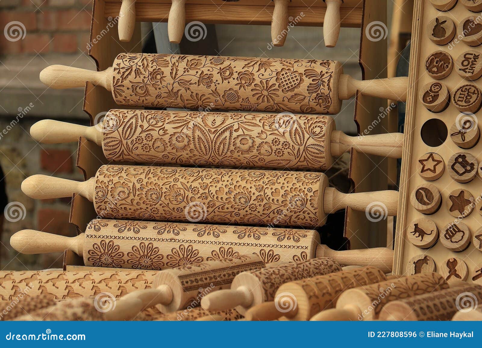 Artistic Rolling Pins Stock Photo Image Of Cartoon 227808596