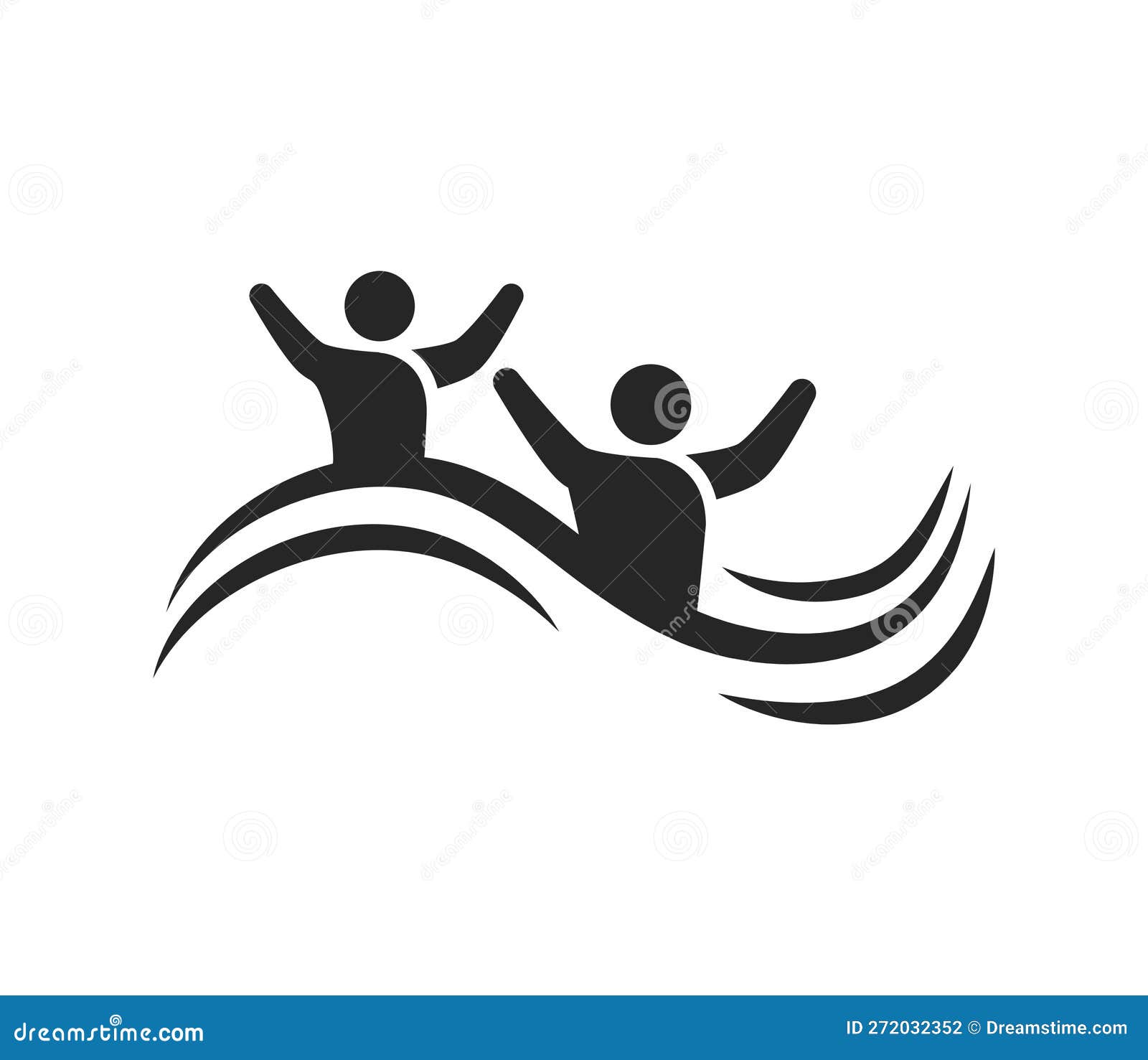 Artistic swimming icon stock vector. Illustration of design 272032352