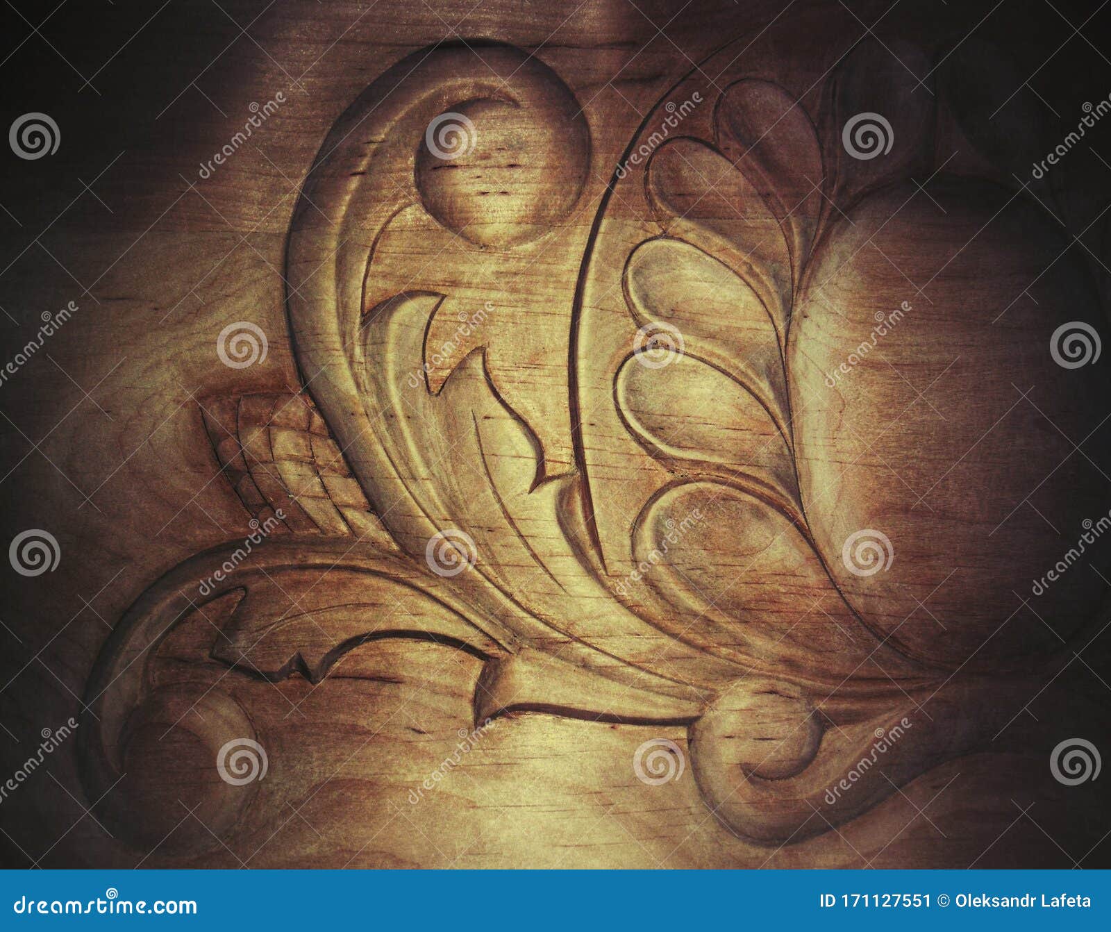 Artistic wood carving stock image. Image of dese, abstact 171127551