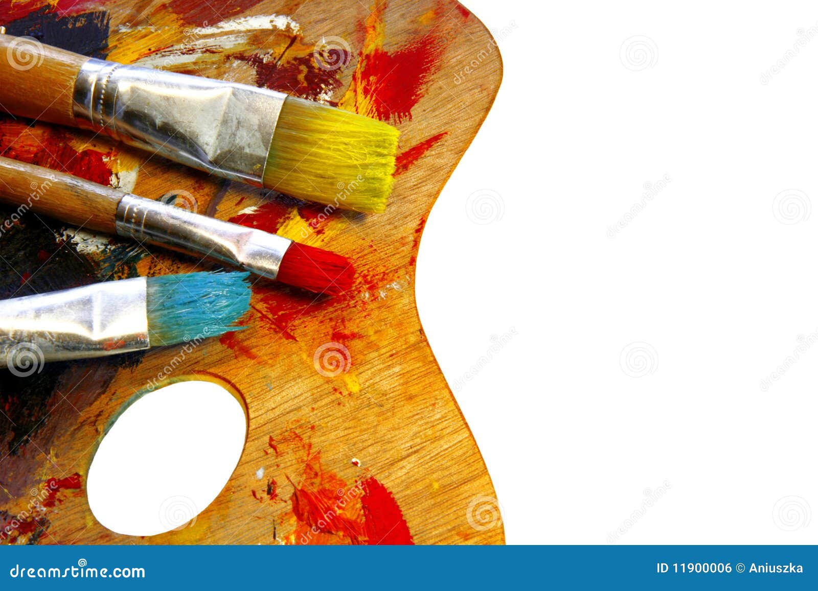 Color Palette With Brush Paint Palette Paints Palette Vector Illustration  Stock Illustration - Download Image Now - iStock