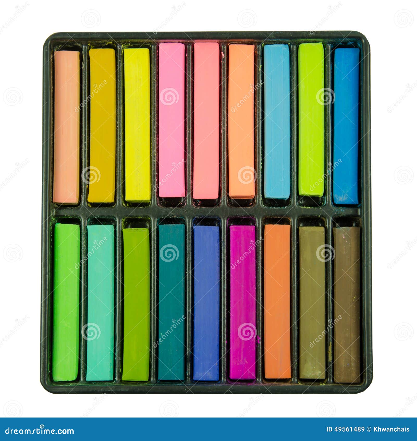 Artists Pastels stock image. Image of white, pastels 49561489