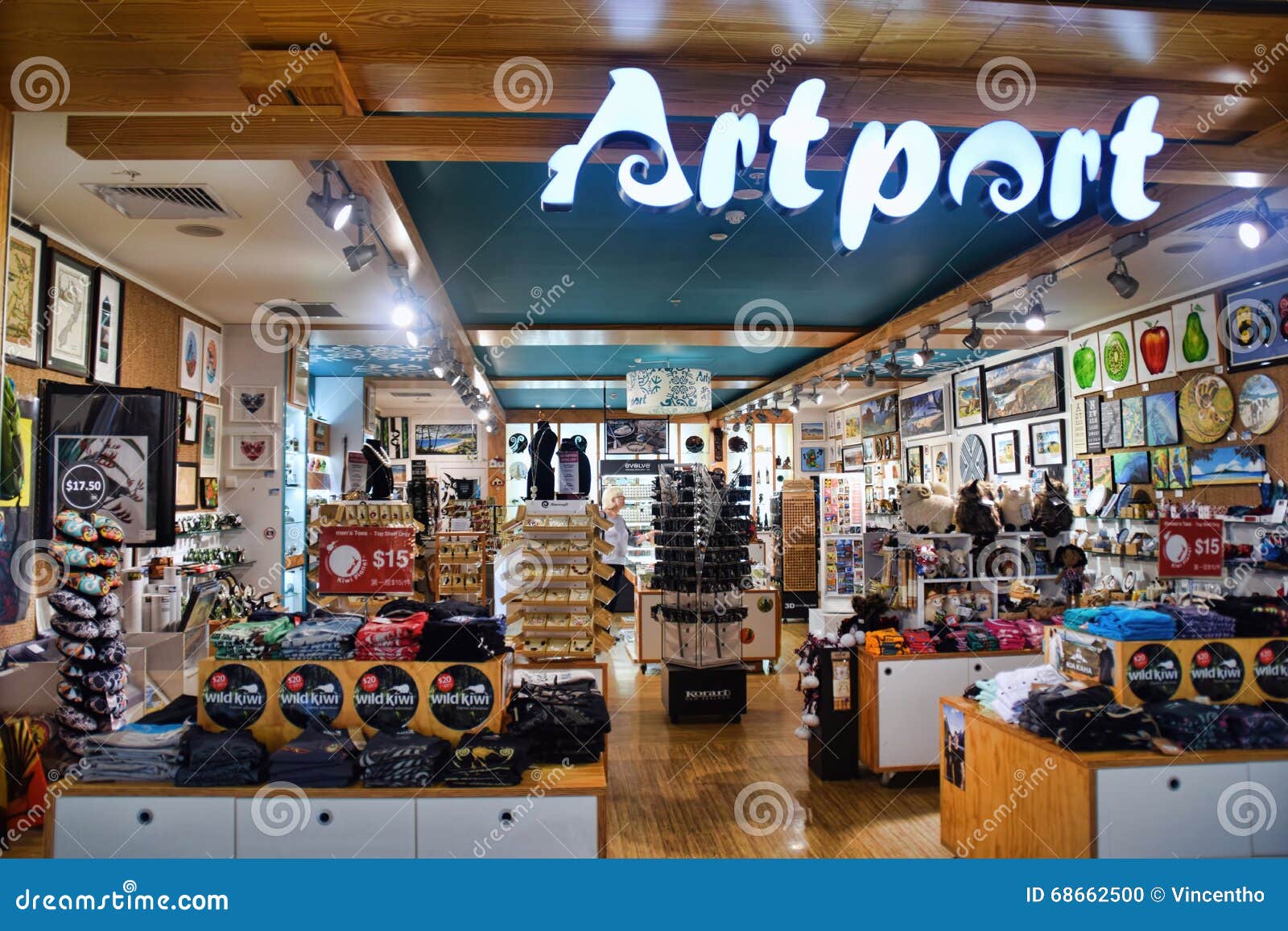 Artport New Zealand Souvenir Shop Editorial Image Image