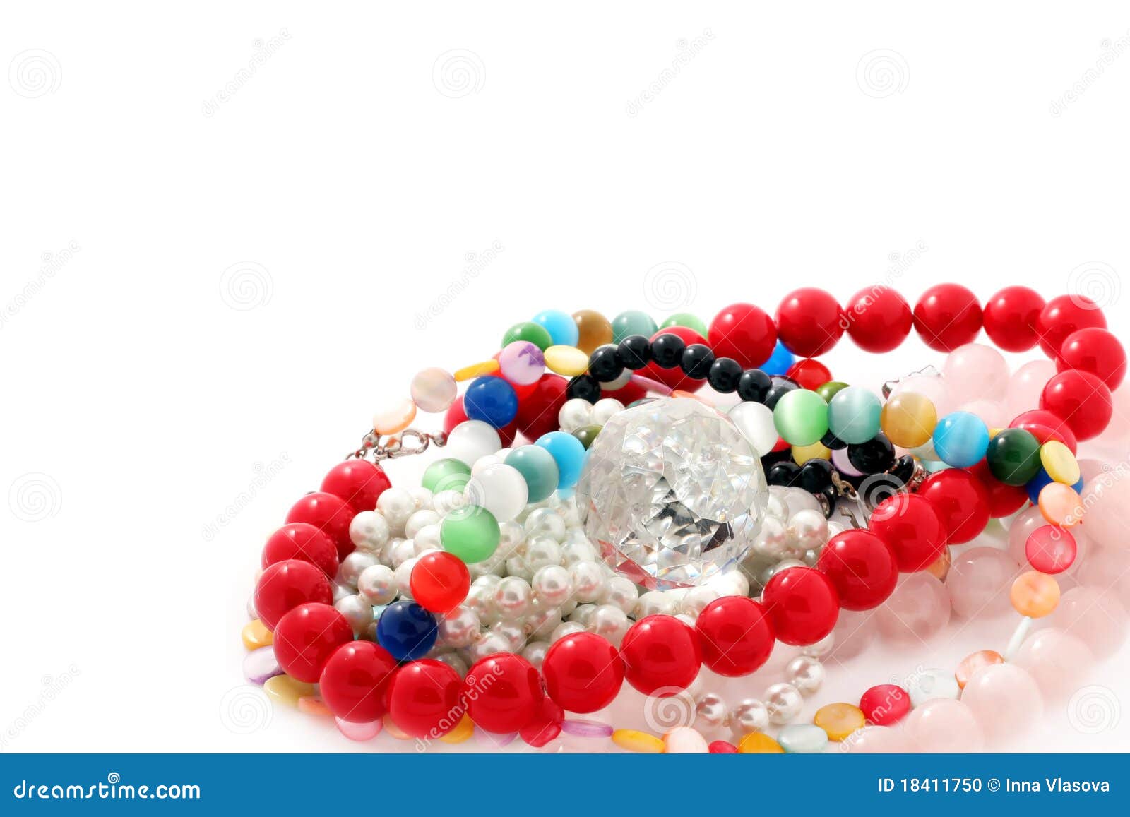 Arts and Crafts Multicolored Beads Stock Photo Image of beads, multi