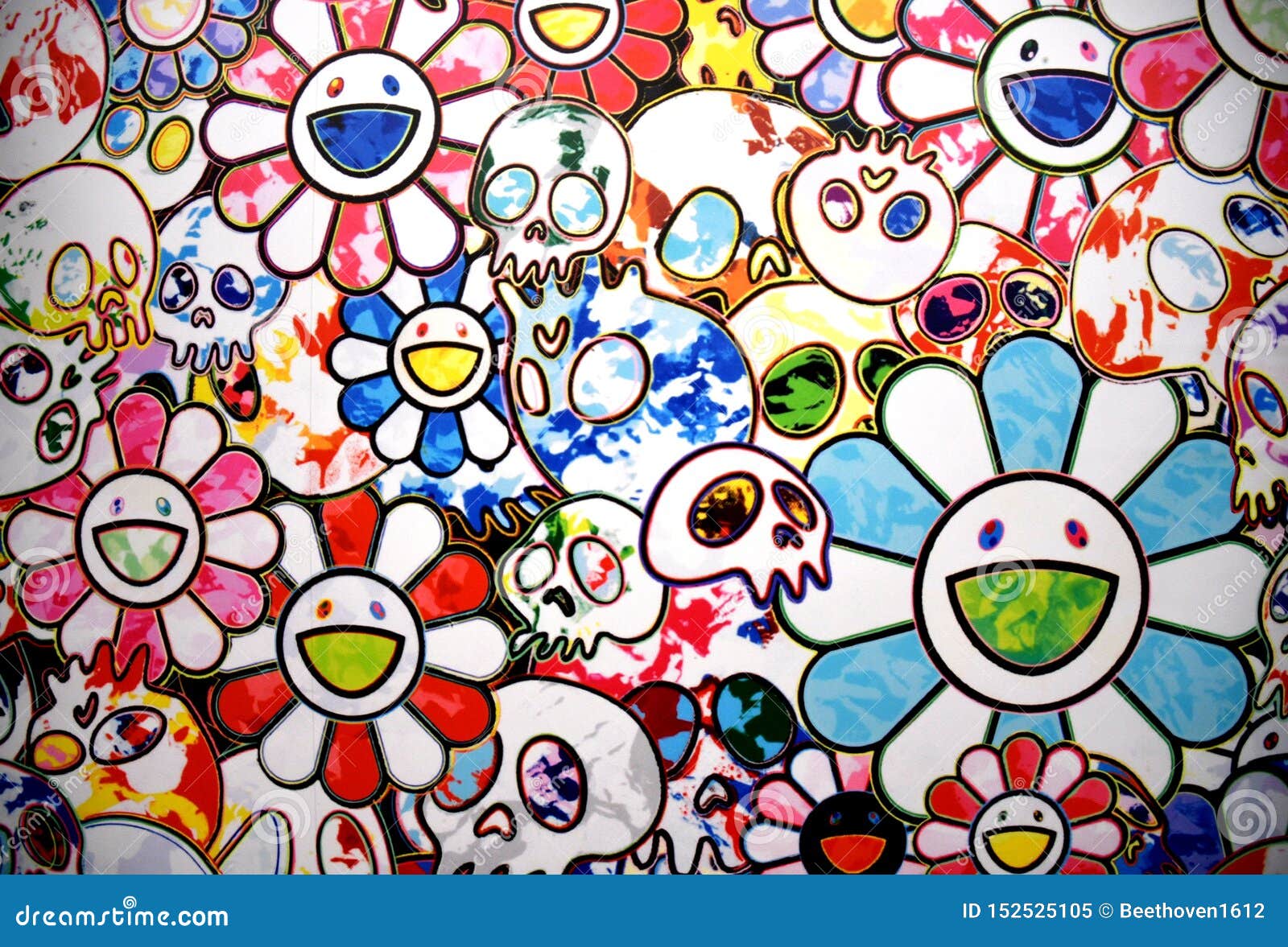 Artwork by Takashi Murakami Editorial Image  Image of colors arts  152525105