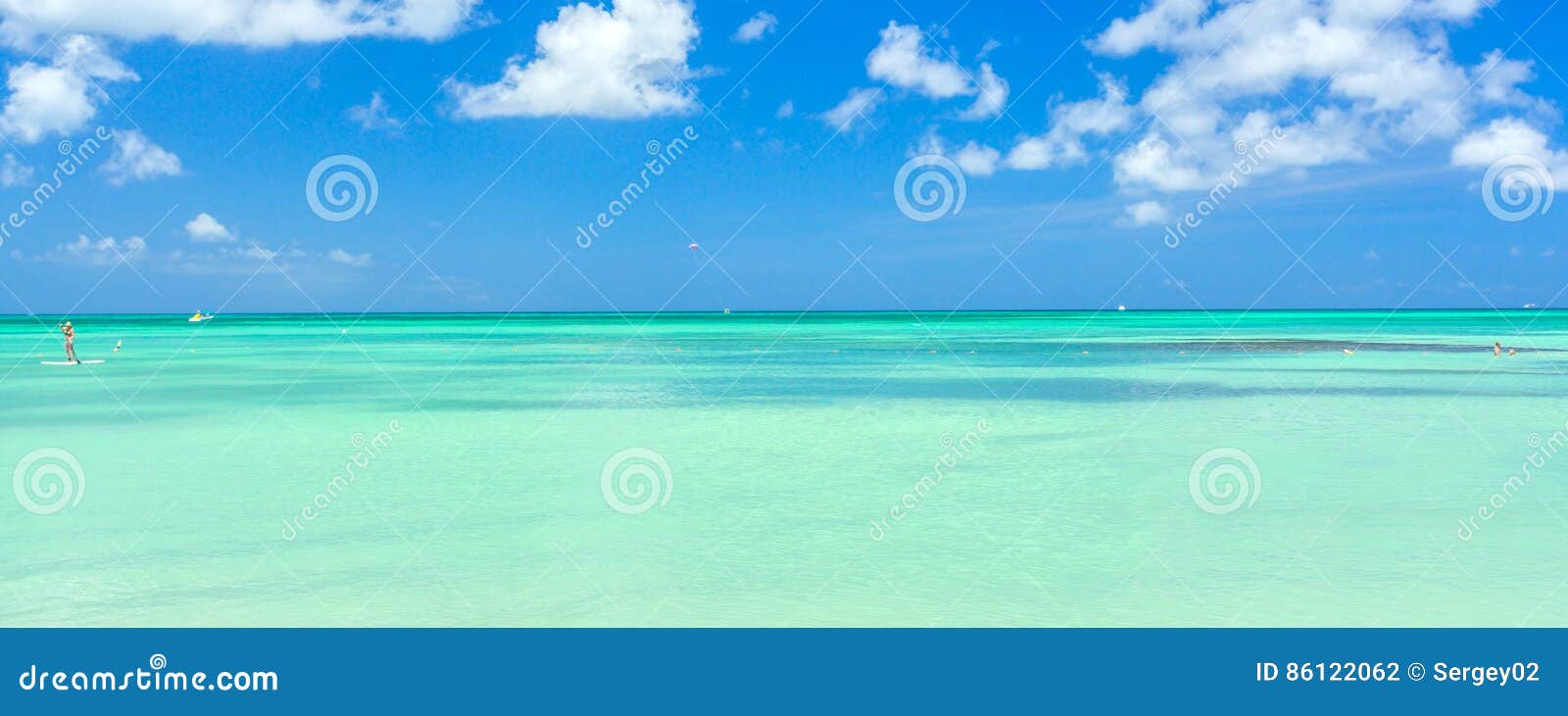Aruba Island View From The Beach Stock Photo Image Of