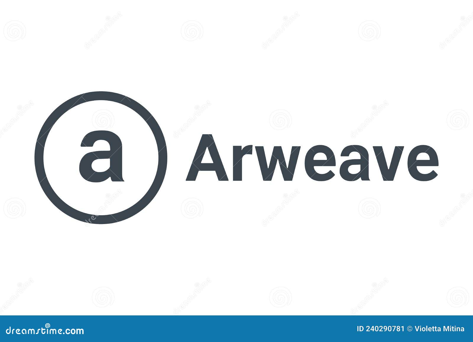 Arweave. Crypto Currency Logo on a White Background Stock Vector -  Illustration of market, graphics: 240290781