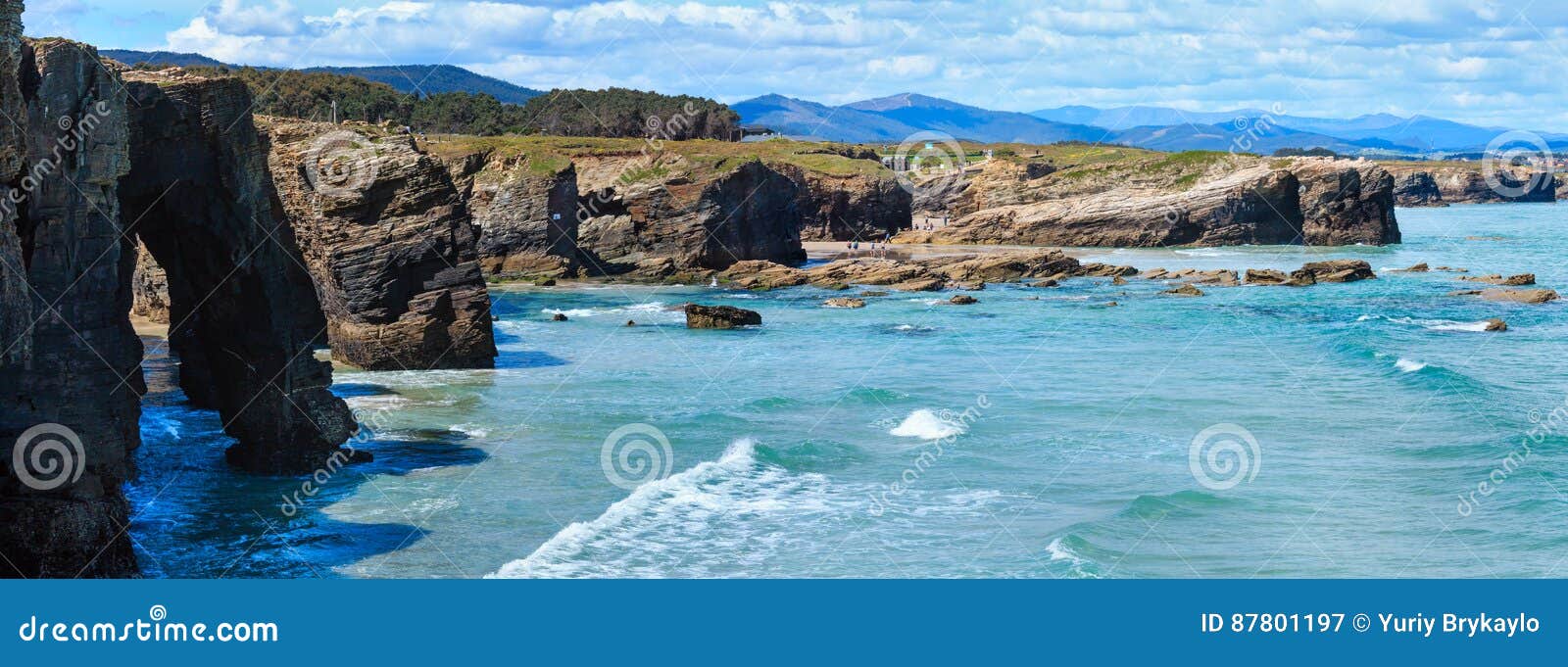 as catedrais beach cantabric, spain.