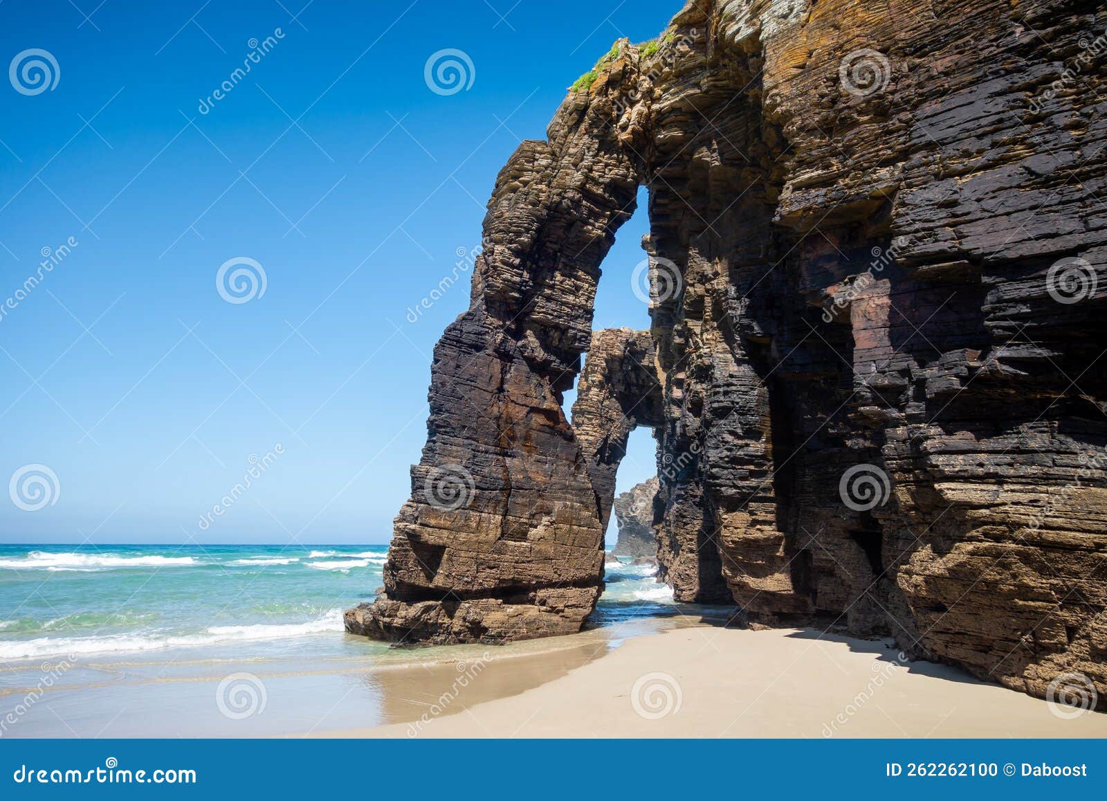 as catedrais beach - beach of the cathedrals - galicia, spain