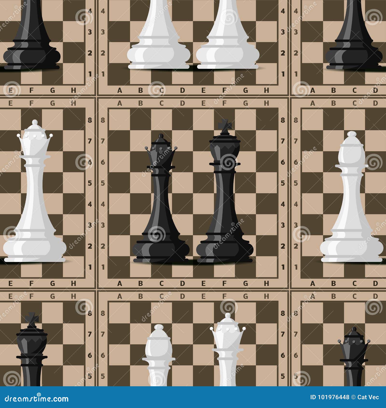 Padrão sem emenda de fundo vetor xadrez xadrez marrom