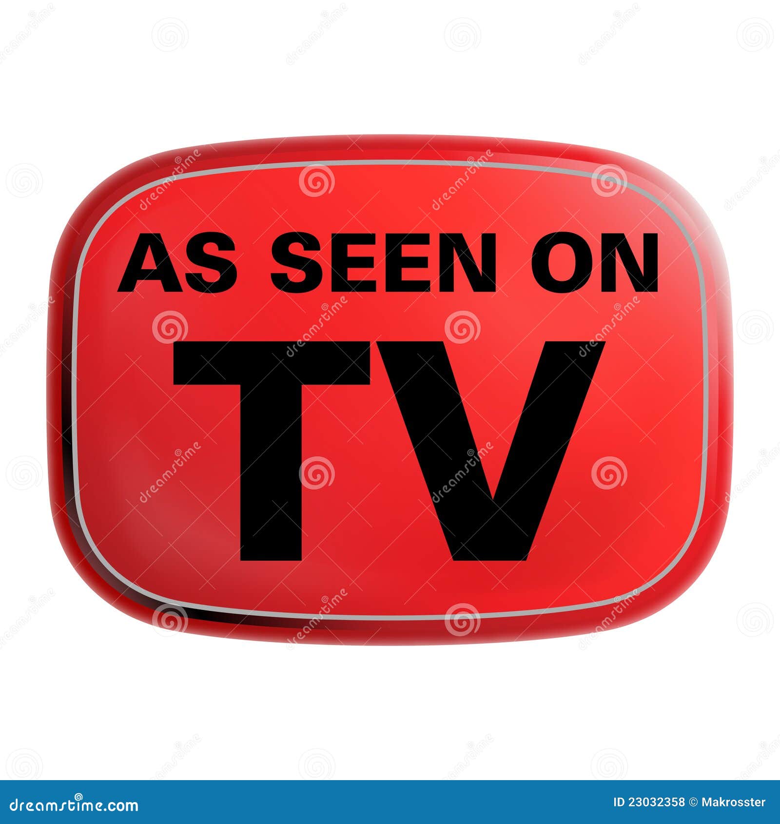 As Seen on TV Icon stock vector. Illustration of bitmap - 23032358