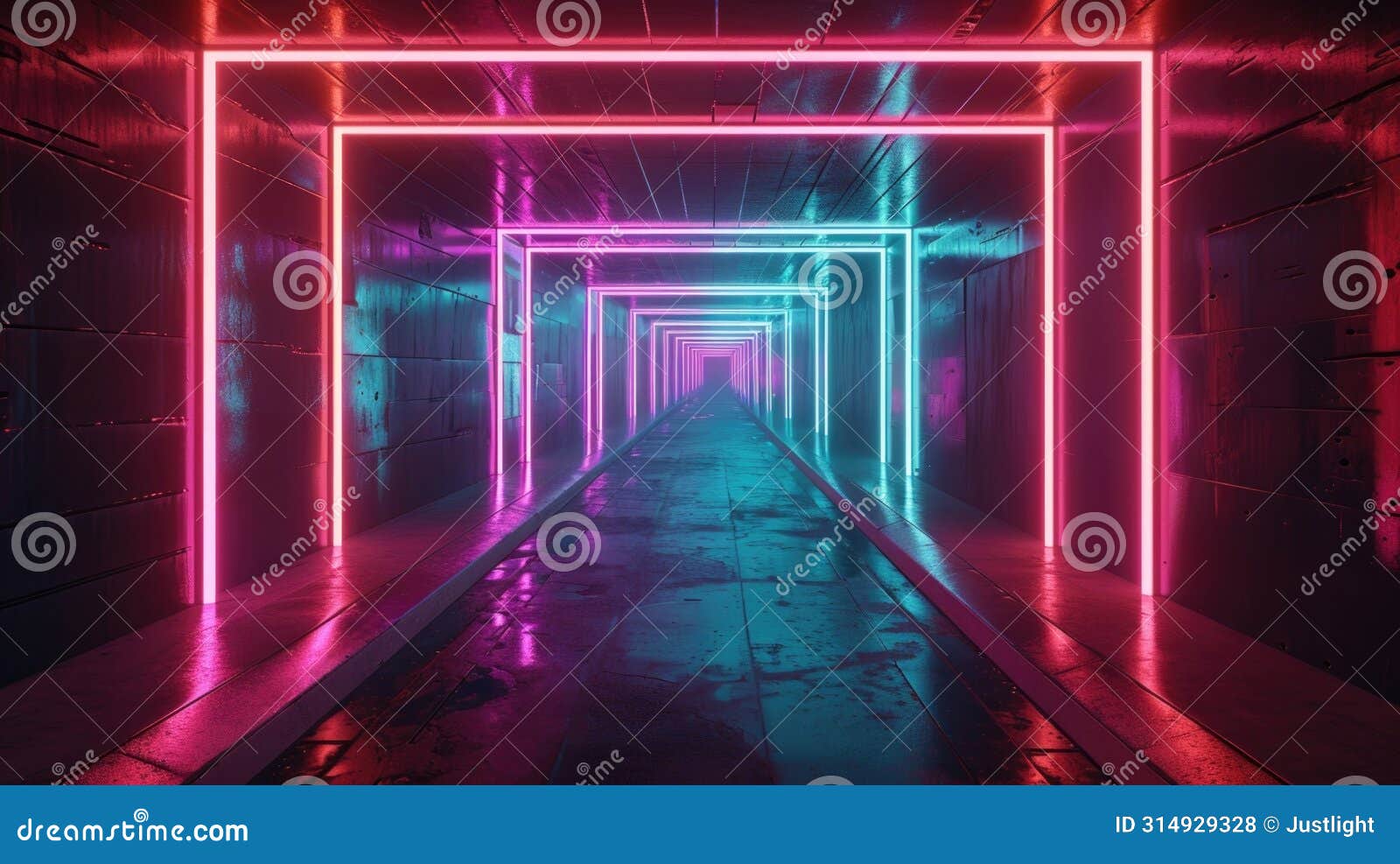 as you emerge from the neon tunnel you cant help but feel a sense of exhilaration and wonder from the journey