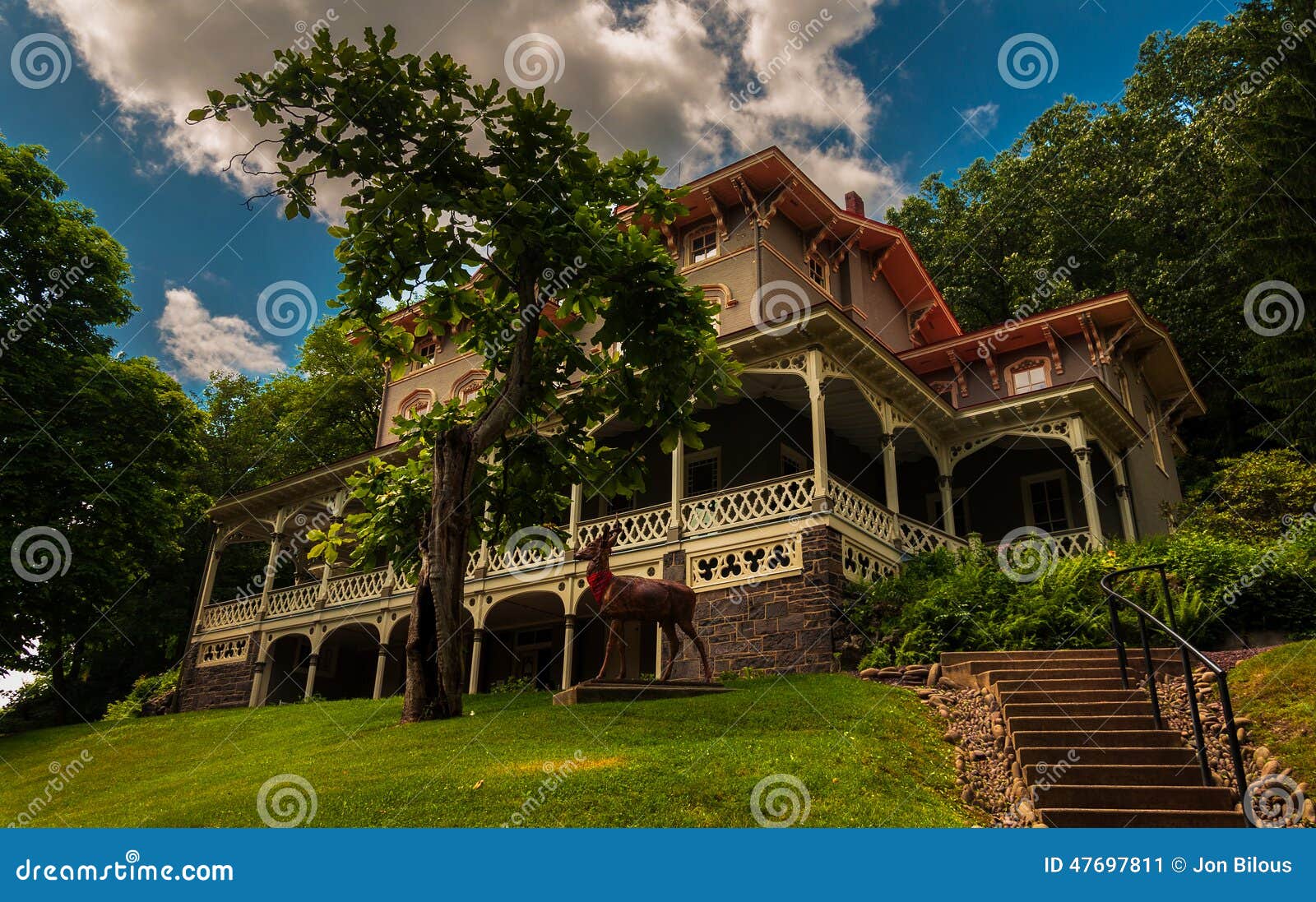 the asa packer mansion, jim thorpe, pennsylvania.