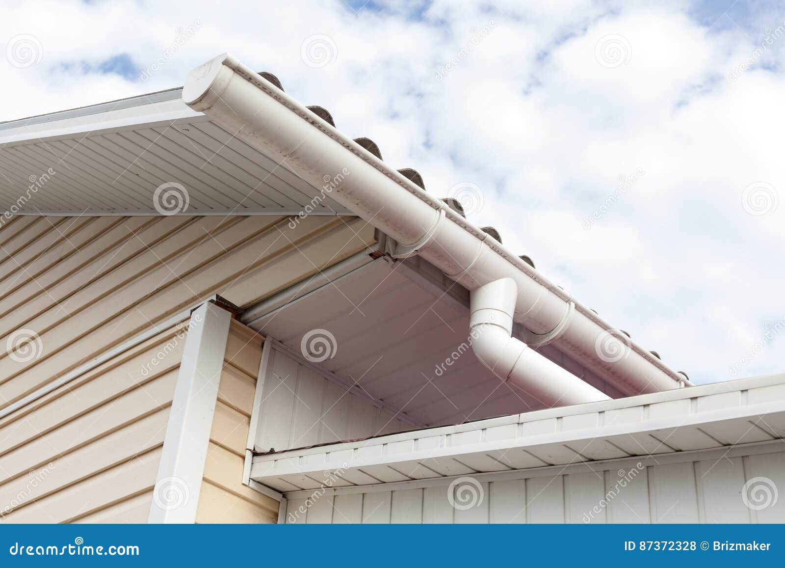 Asbestos Old Dangerous Roof Tiles. Stock Photo Image of background