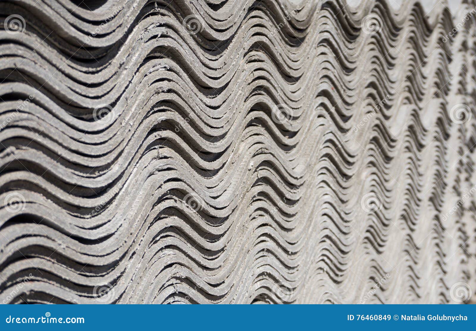 Asbestos Slate Roofing Sheets Stock Image Image of building, pack