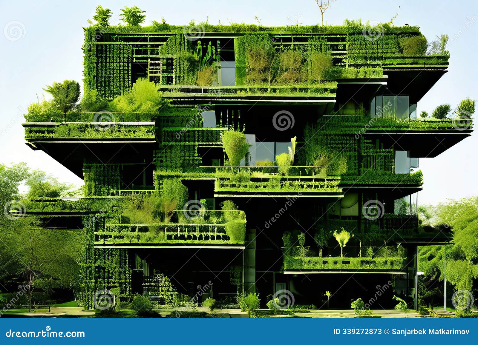 ascii art sustainable architecture translate an image of a susta