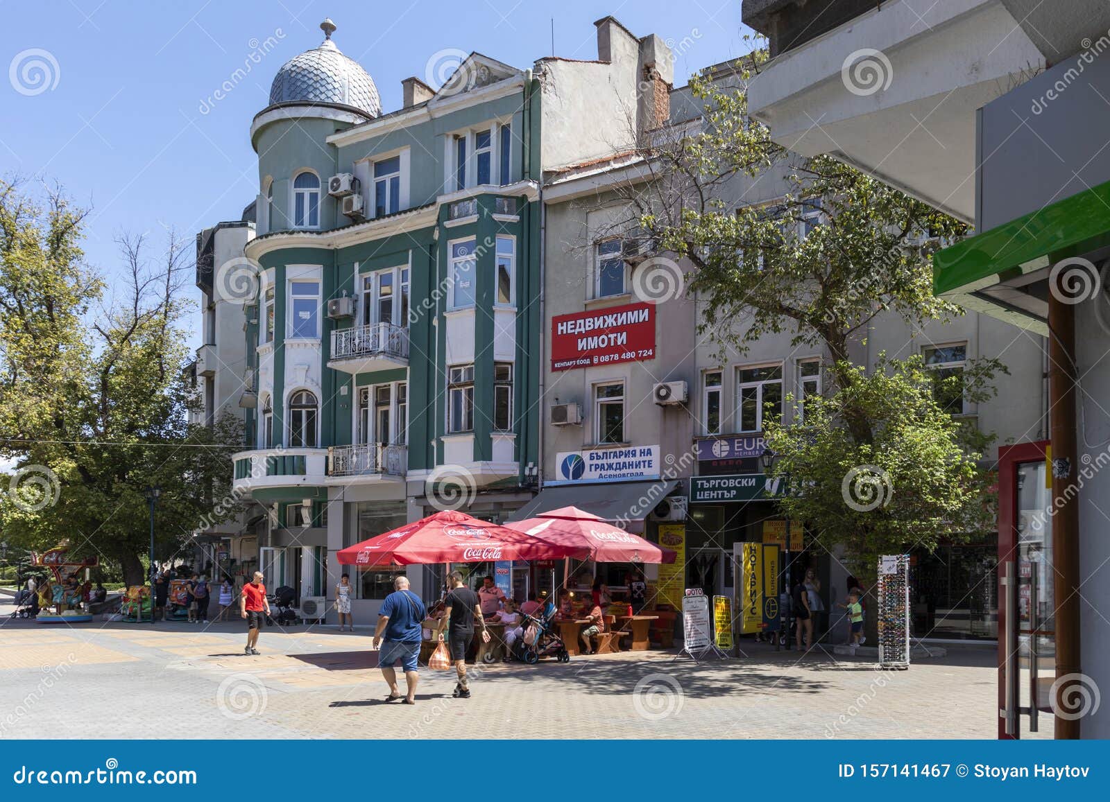 Center of Town of Asenovgrad, Bulgaria Editorial Photography - Image of ...