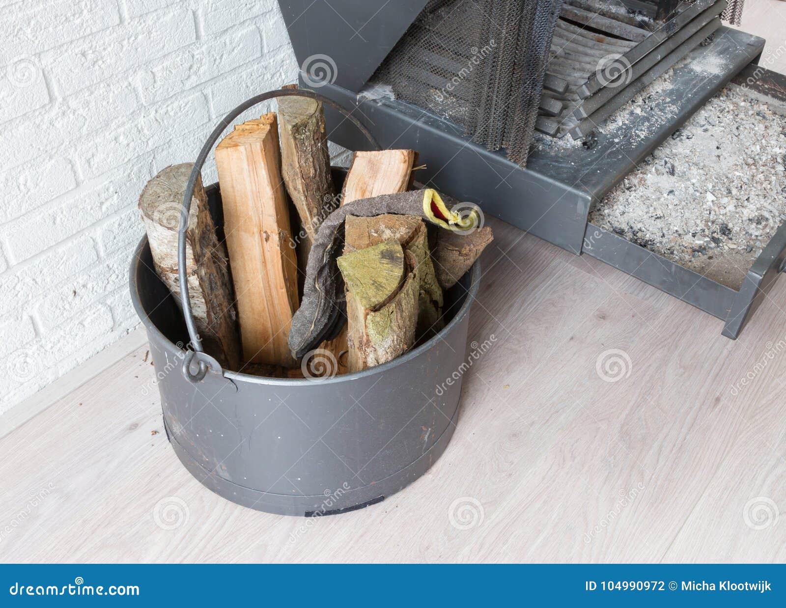 Ash in a fireplace stock photo. Image of toxic, wood 104990972